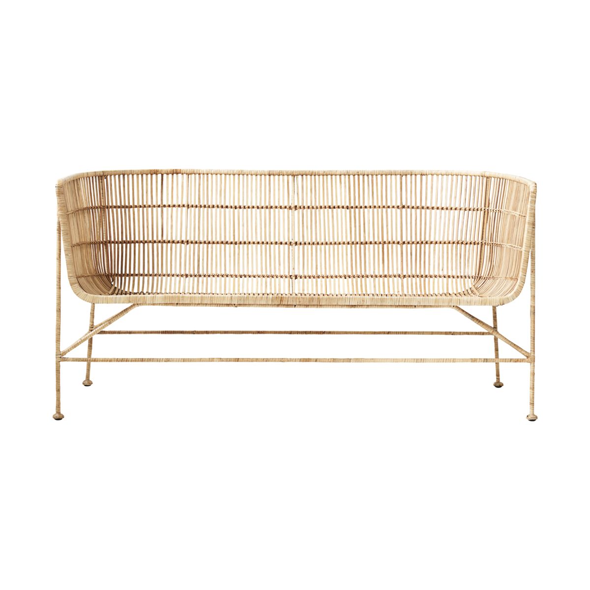 House Doctor - Cuun Soffa Rotting Natur 140cm - Svart