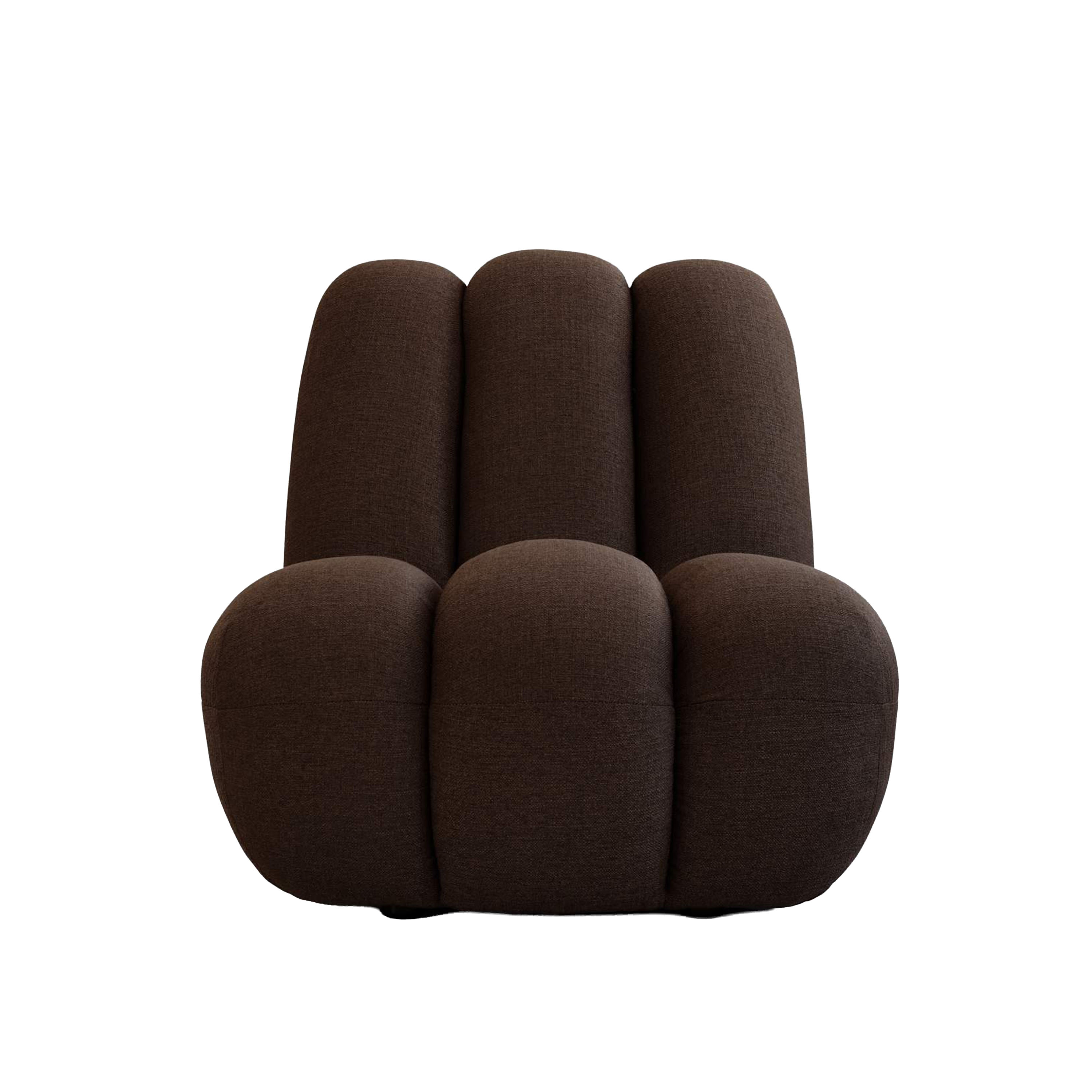 Toe Loungestol Dark Brown