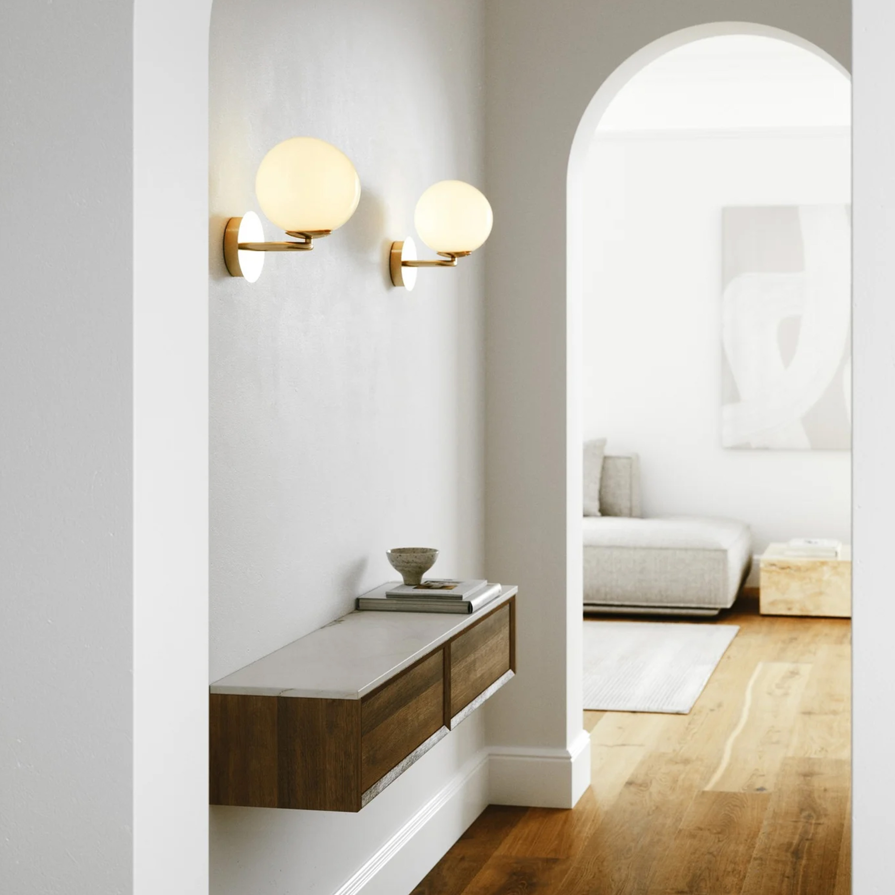 Design For The People Shapes Wandleuchte Messing