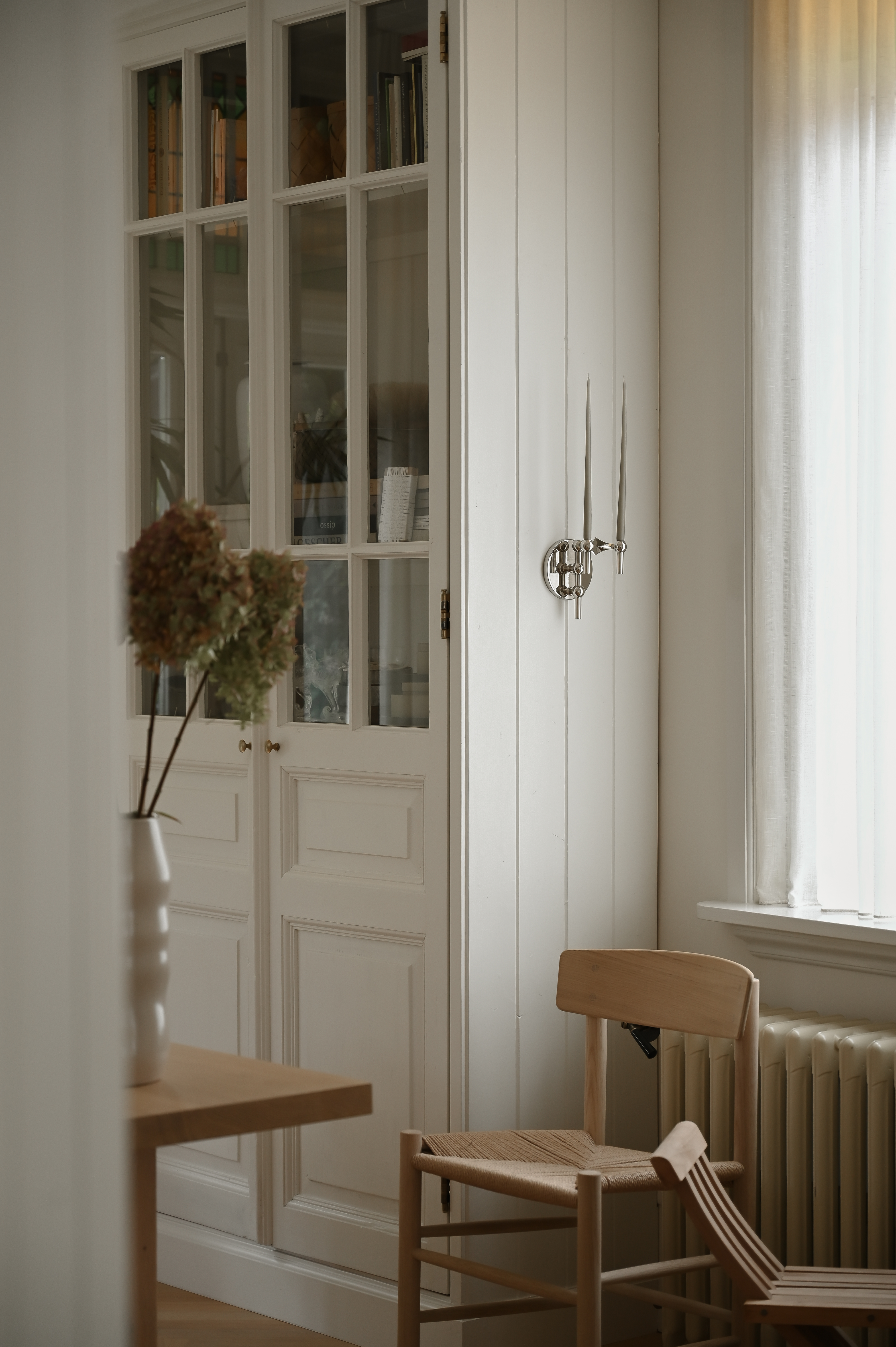 Stoff STOFF Nagel Väggljusstake Chrome