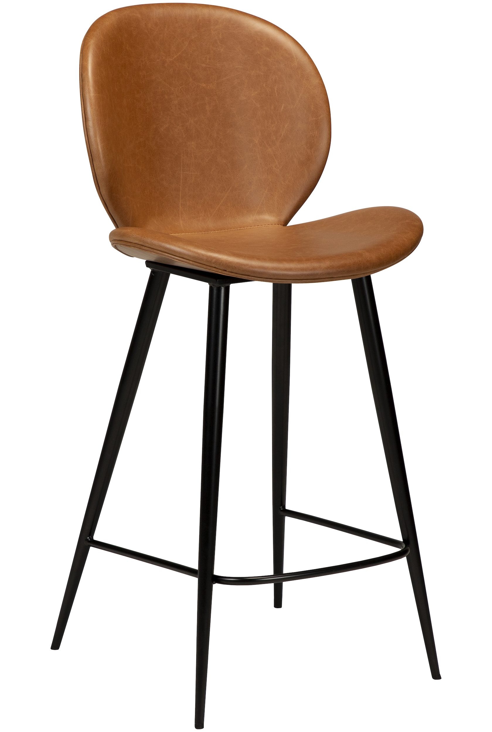 2-pack Dan Form - Cloud Barstol Konstläder Ljusbrun 67cm