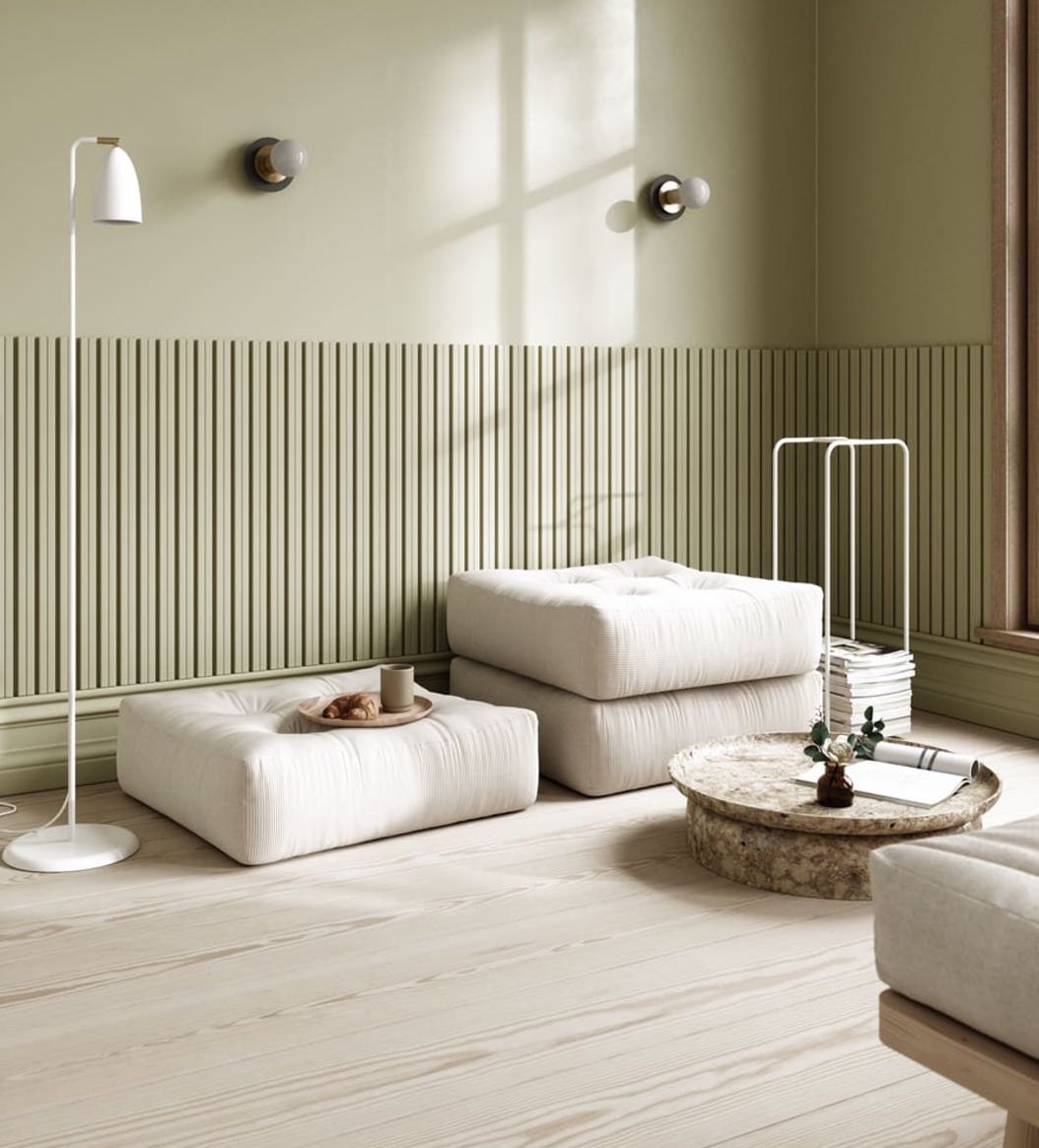 Karup Design More Sitzpuff Honey Manchester 70x70cm