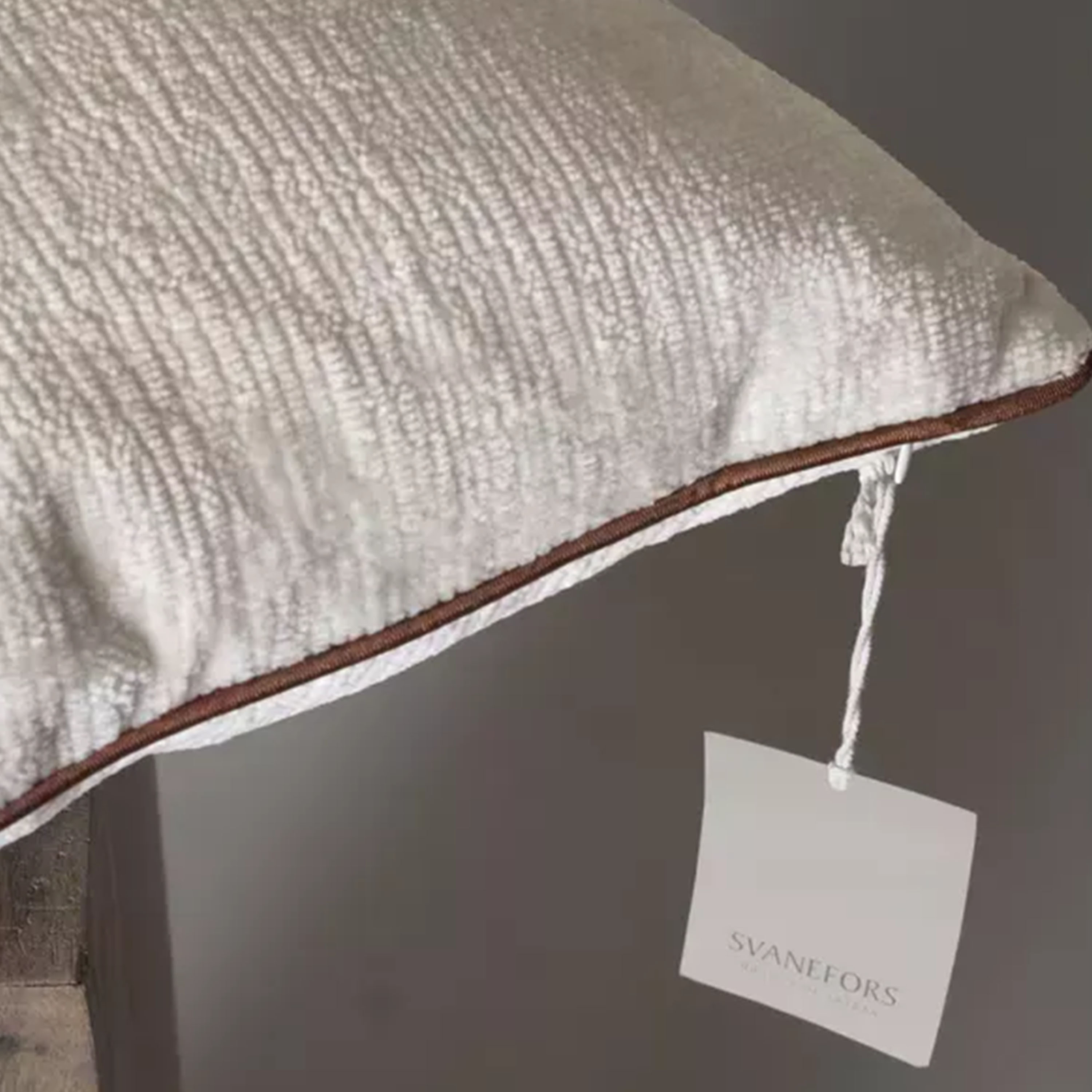 Svanefors Duni Prydnadskudde Offwhite 45x45