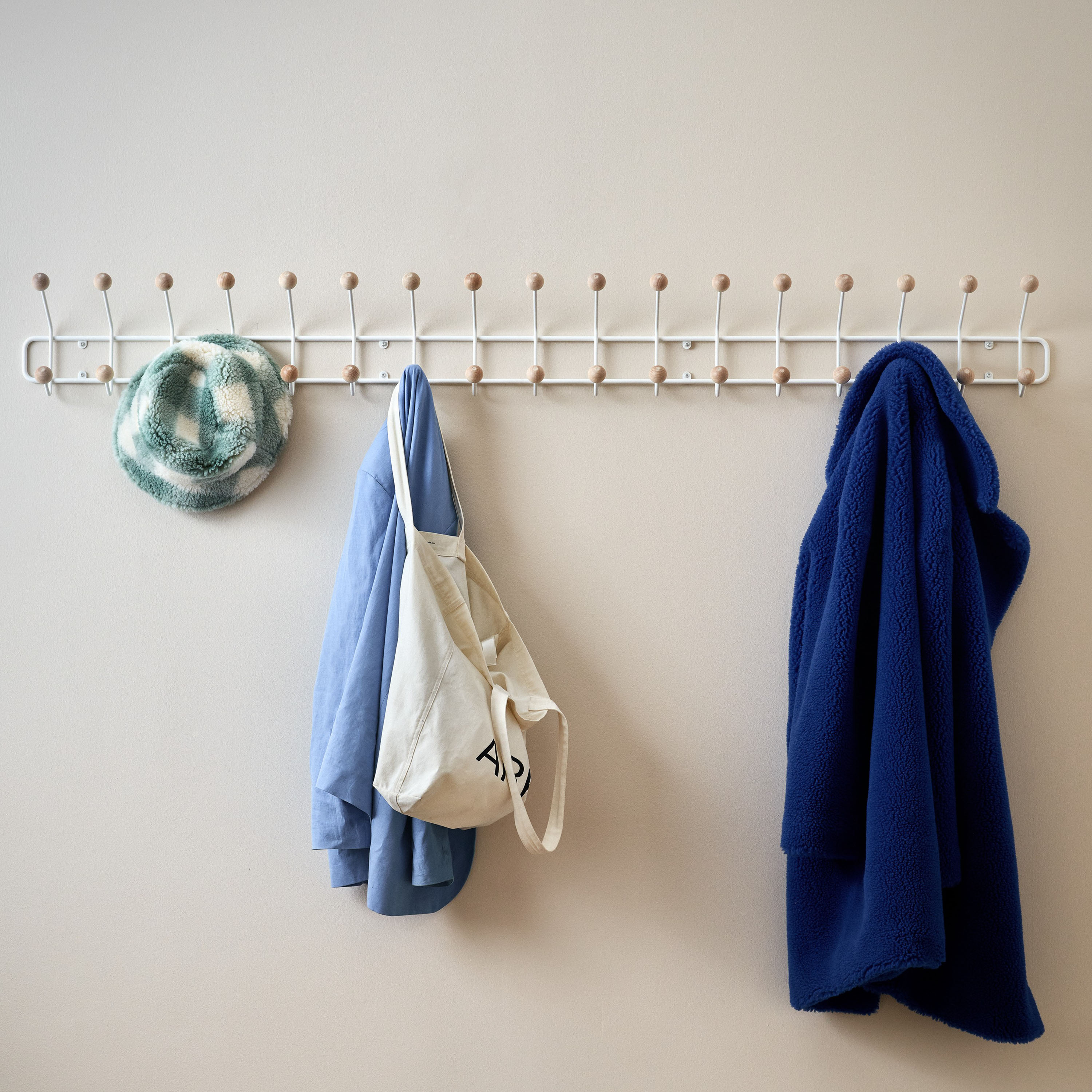 Maze Bill Horizontale Garderobenleiste Weiß 173cm