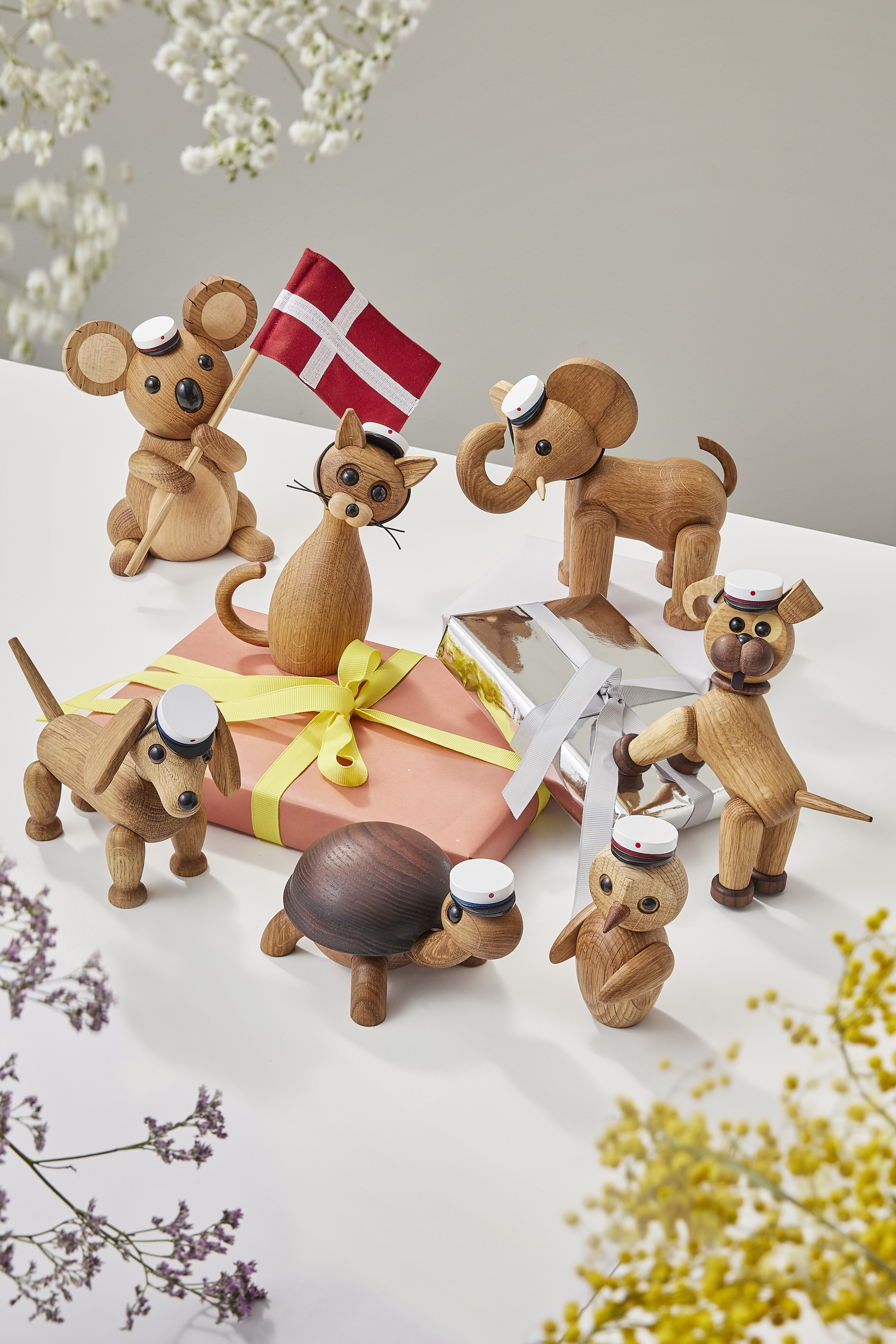 Spring Copenhagen Clever Ugle Dekorasjon Eik 10cm