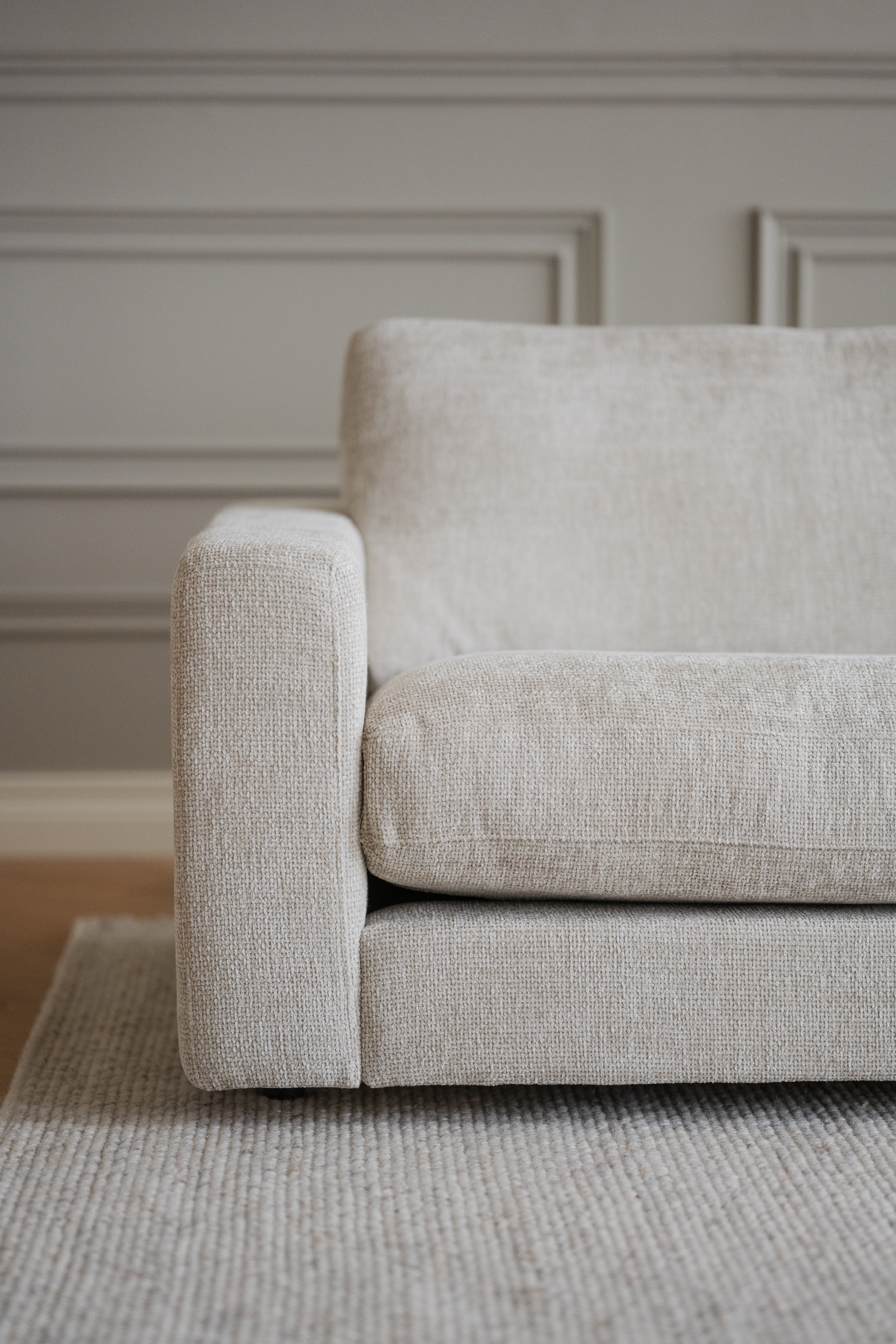 Rowico Home Duncan 1.5-sits Vänstermodul Ljusgrå