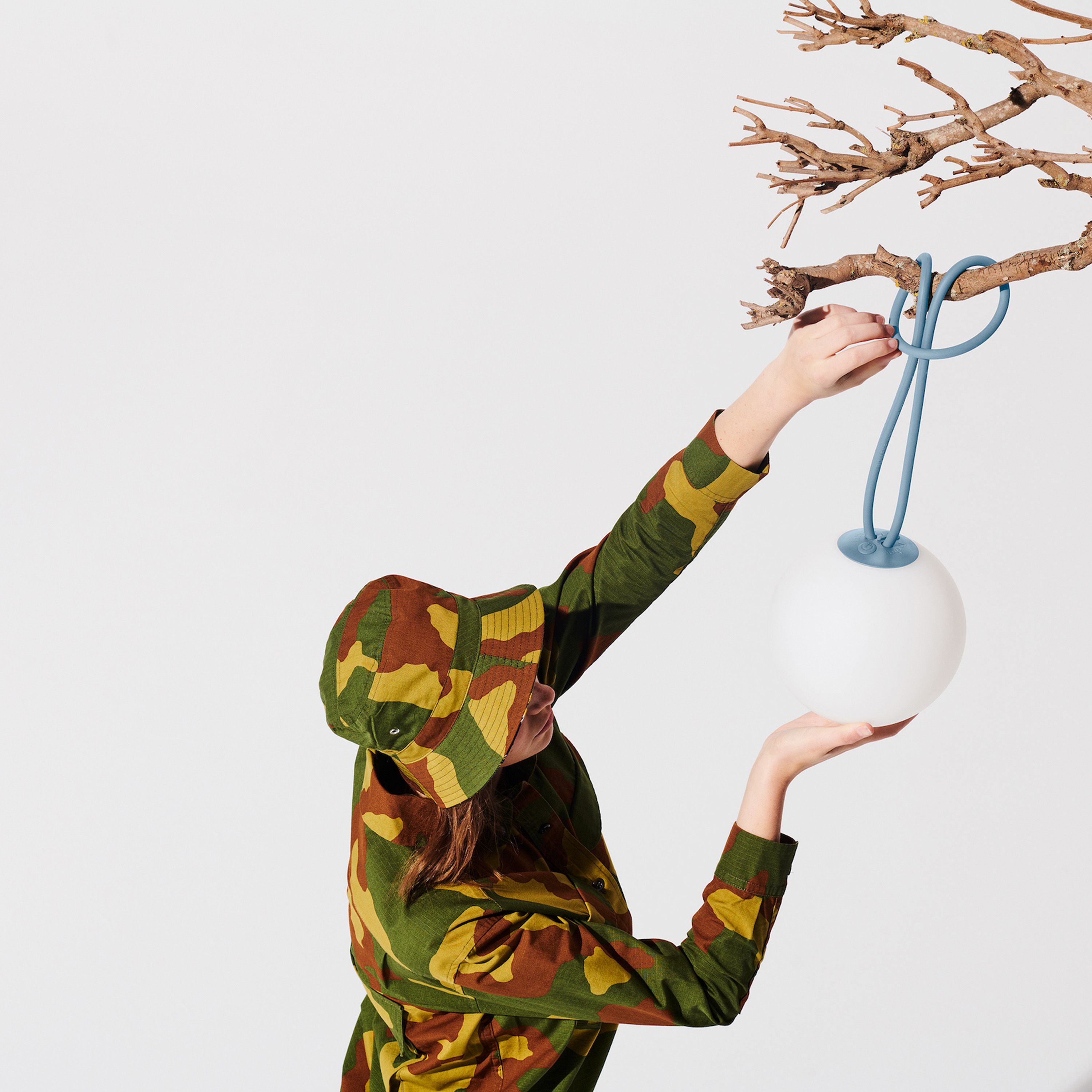 Fatboy Bolleke Lampe Tragbar Wave Blue