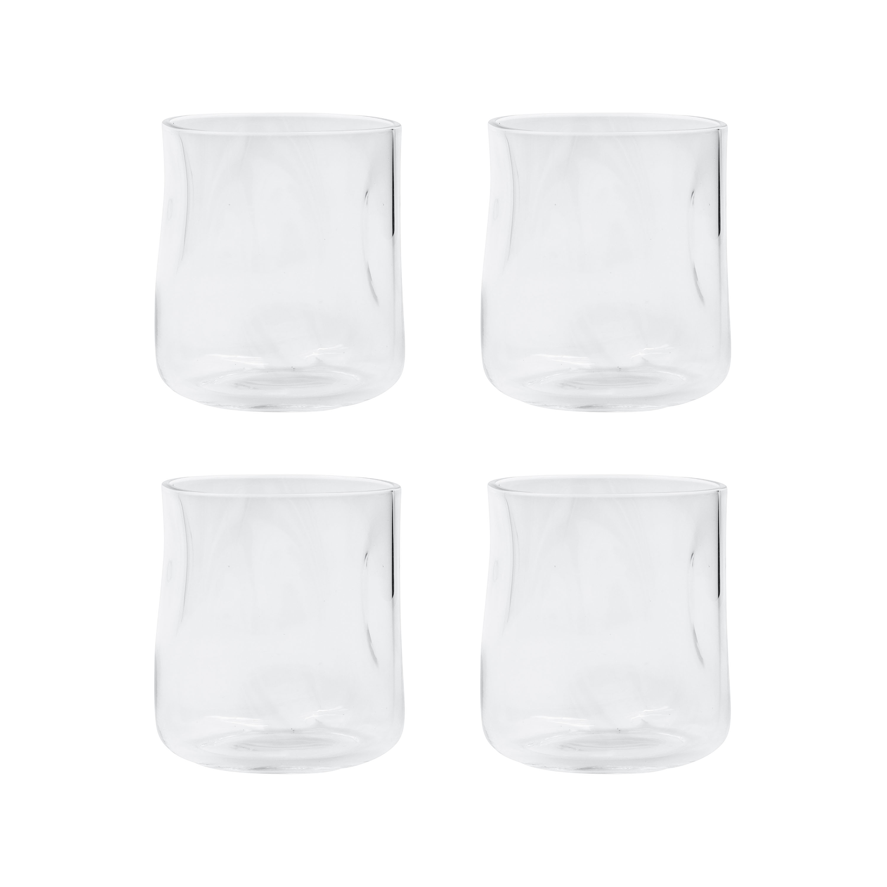 Sand Glass Klar 4-pack