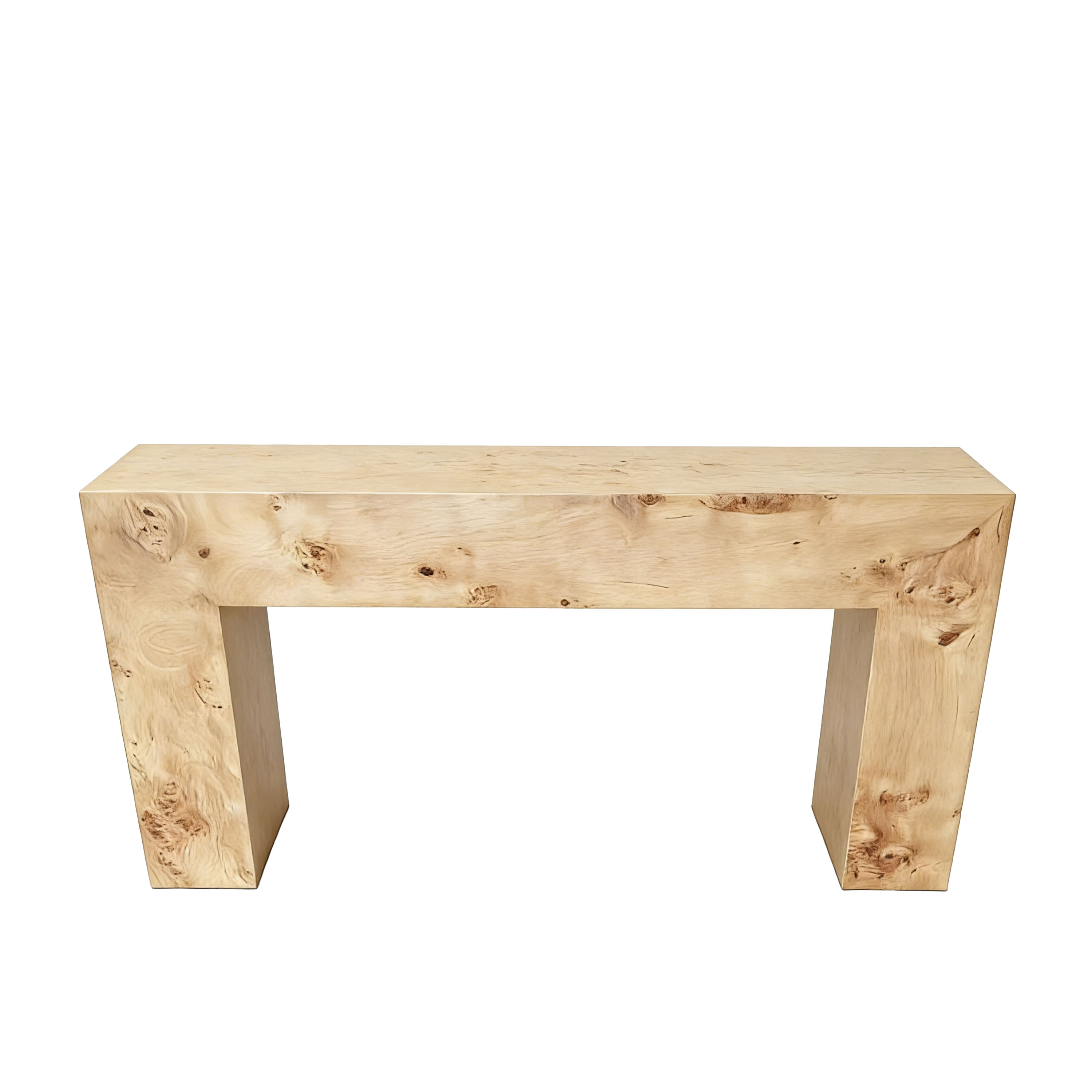 Sleepo Collection Chunky Konsolentisch Pappel 145cm