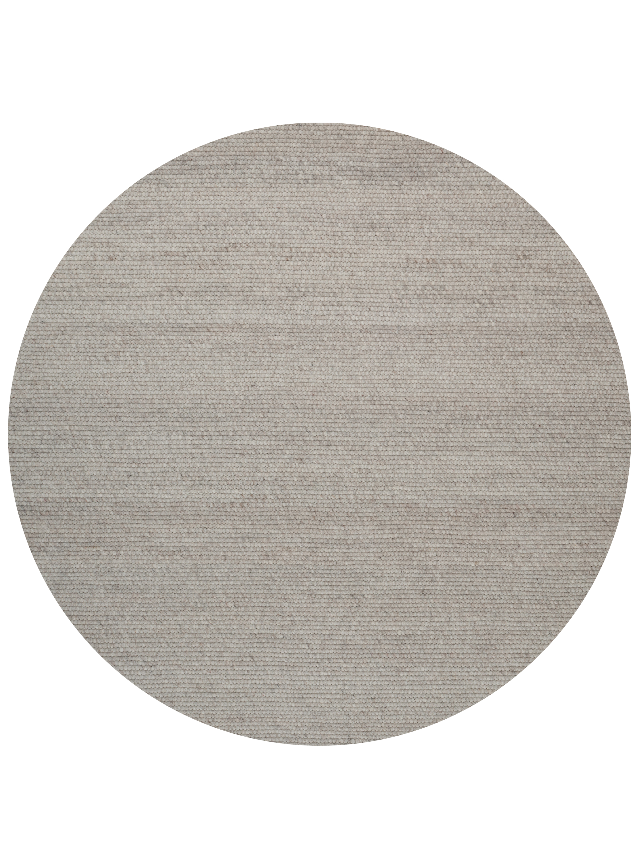 Agner Rund Ullmatta Light Grey Ø240