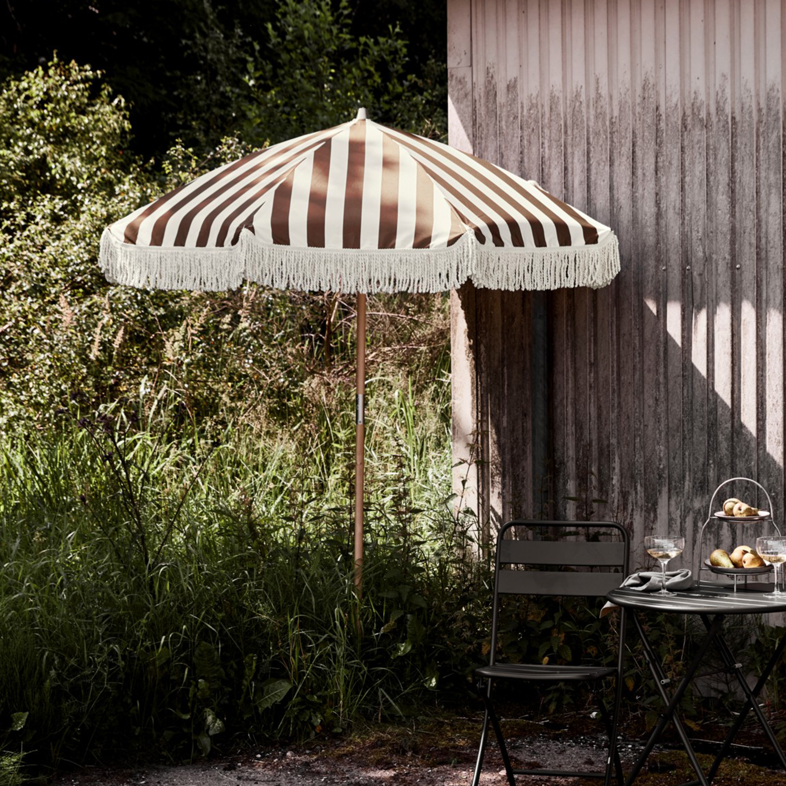 House Doctor Shade Parasol Goldgelb Ø190