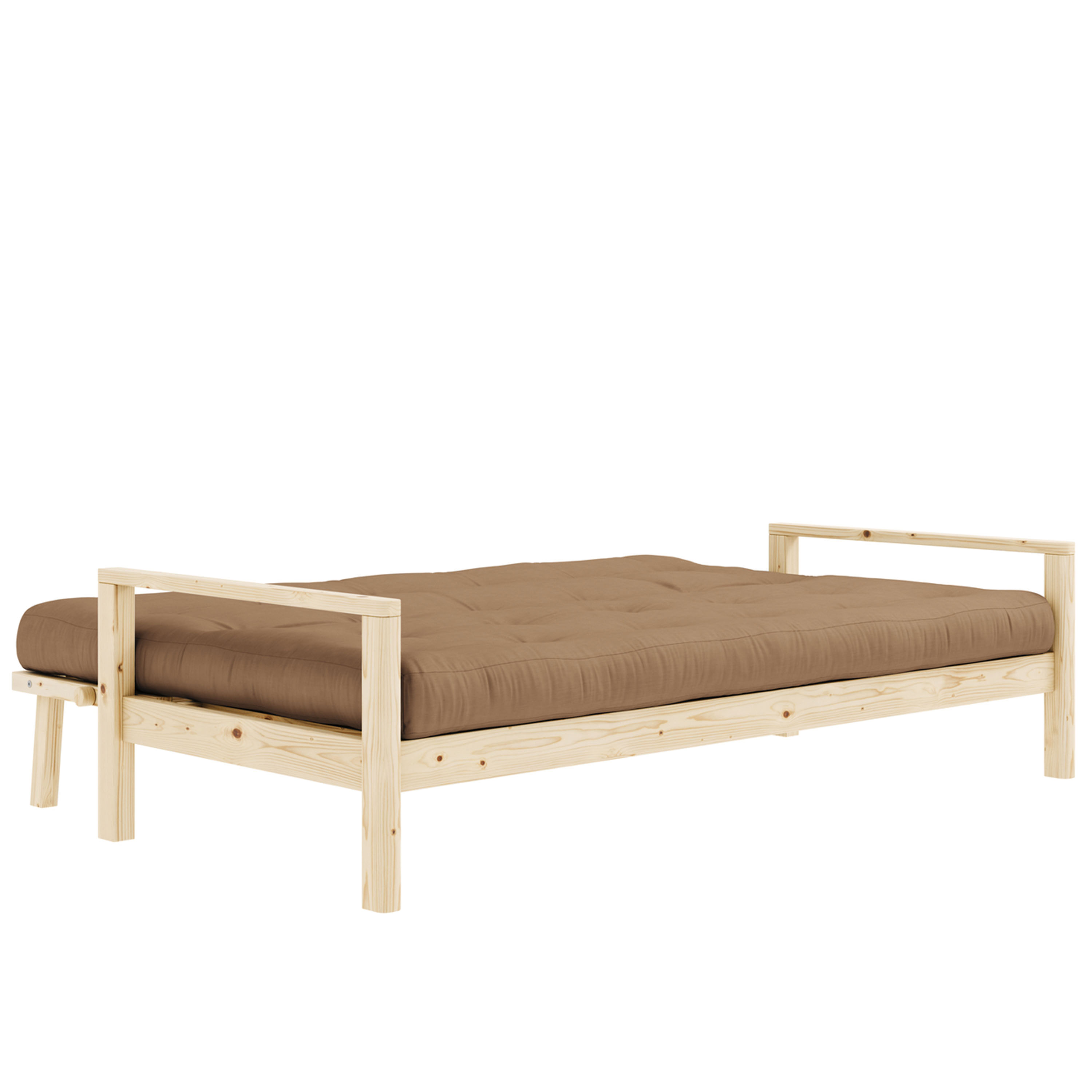 Karup Design Knob Schlafsofa Natur/Mocca 130cm