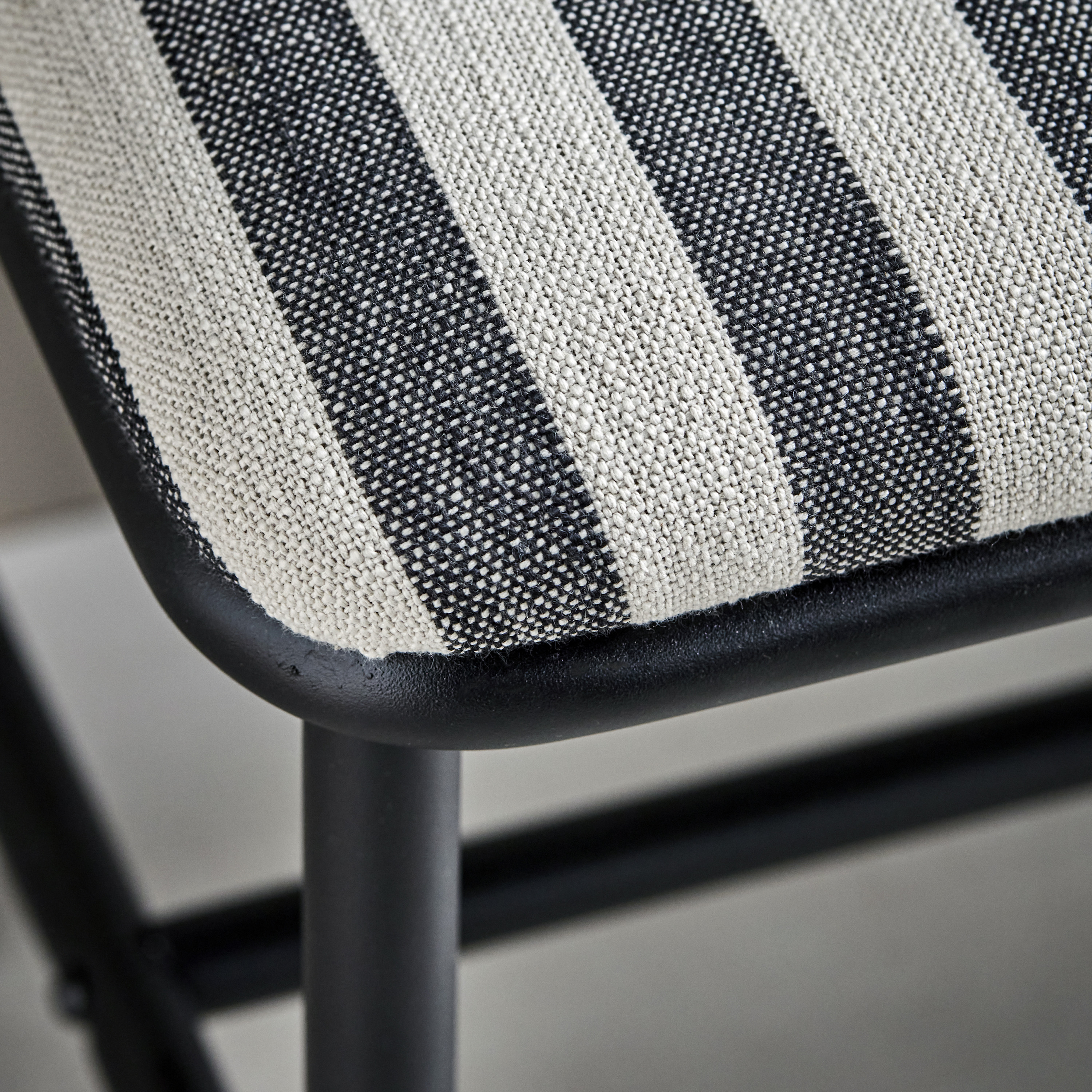 House Doctor Toda Bänk Svart/Off-White 100x39