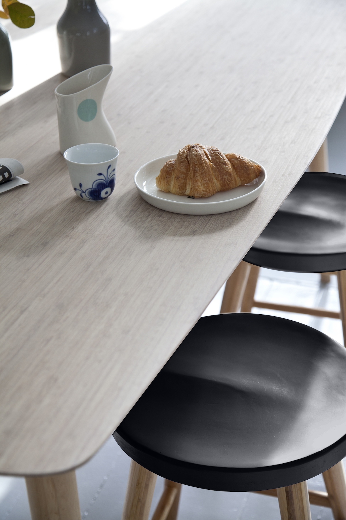 Cinas Noble Ruokapöytä Bambu 182cm