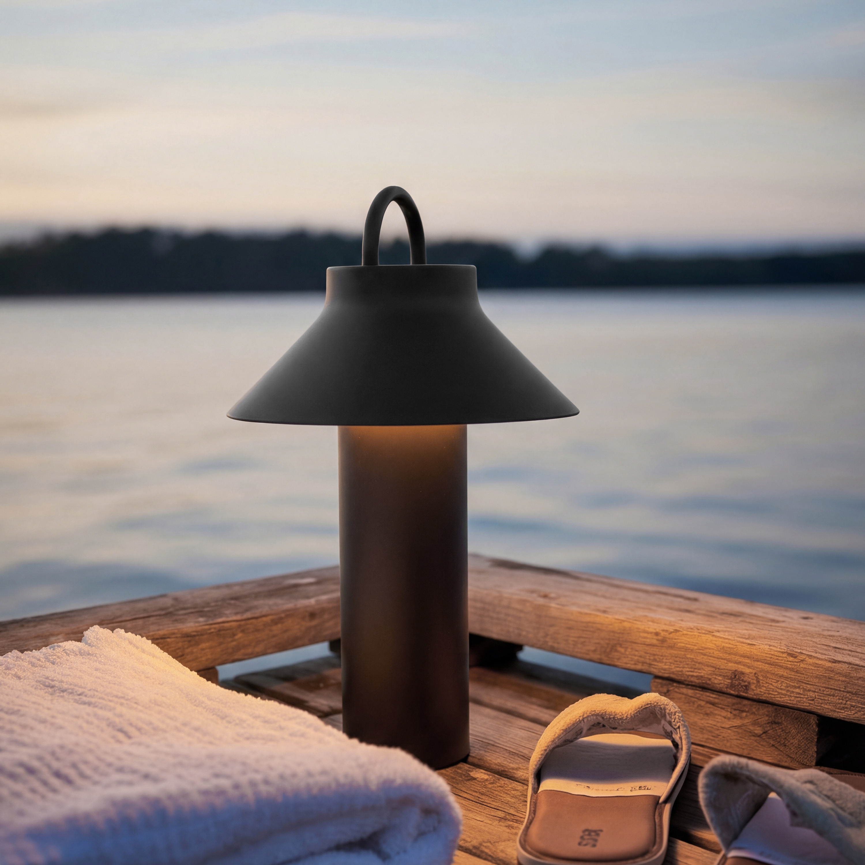 Novoform Moov Tragbare Tischleuchte Dark Anthracite