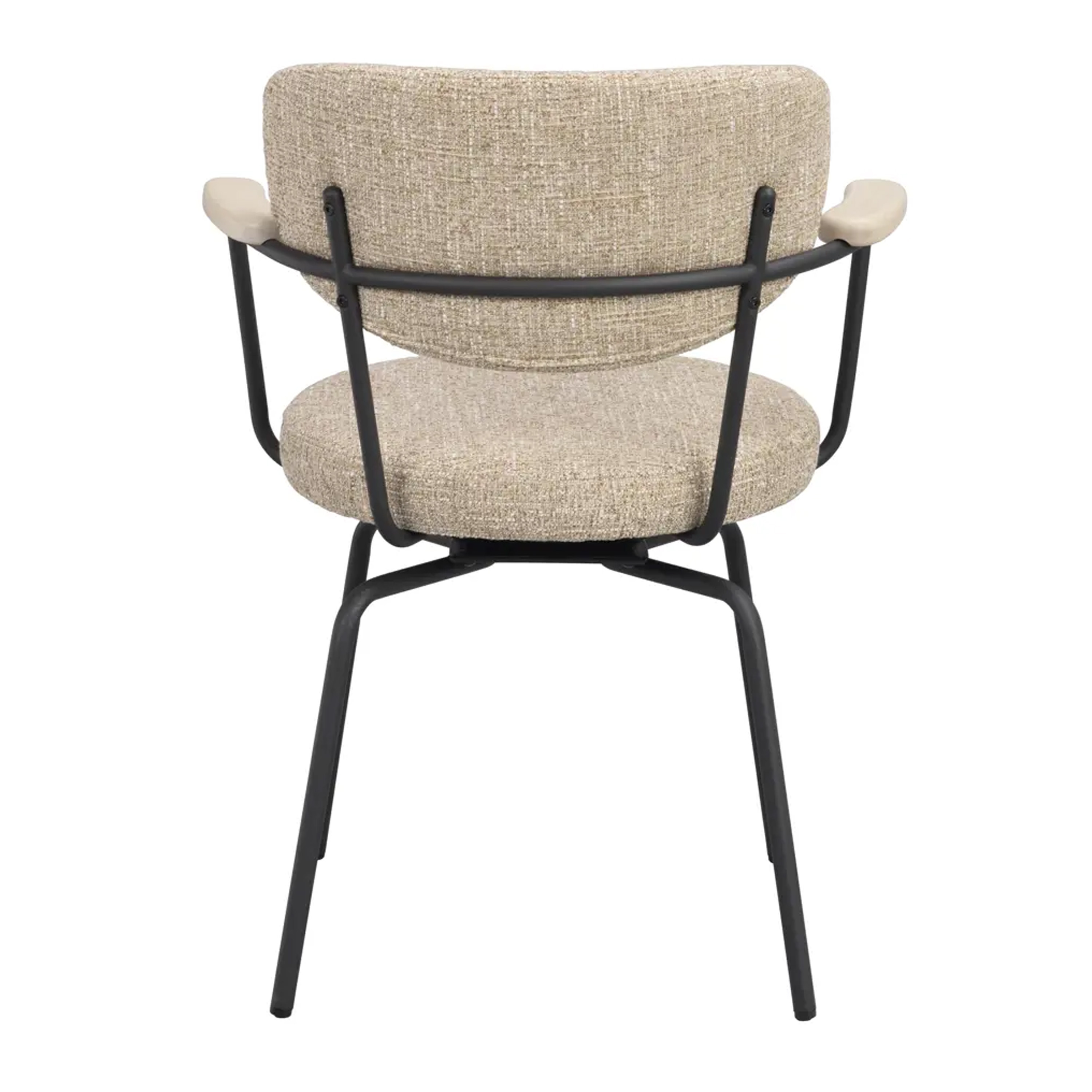 Rowico Home Merrick Snurr Karmstol Mörkbeige/Svart