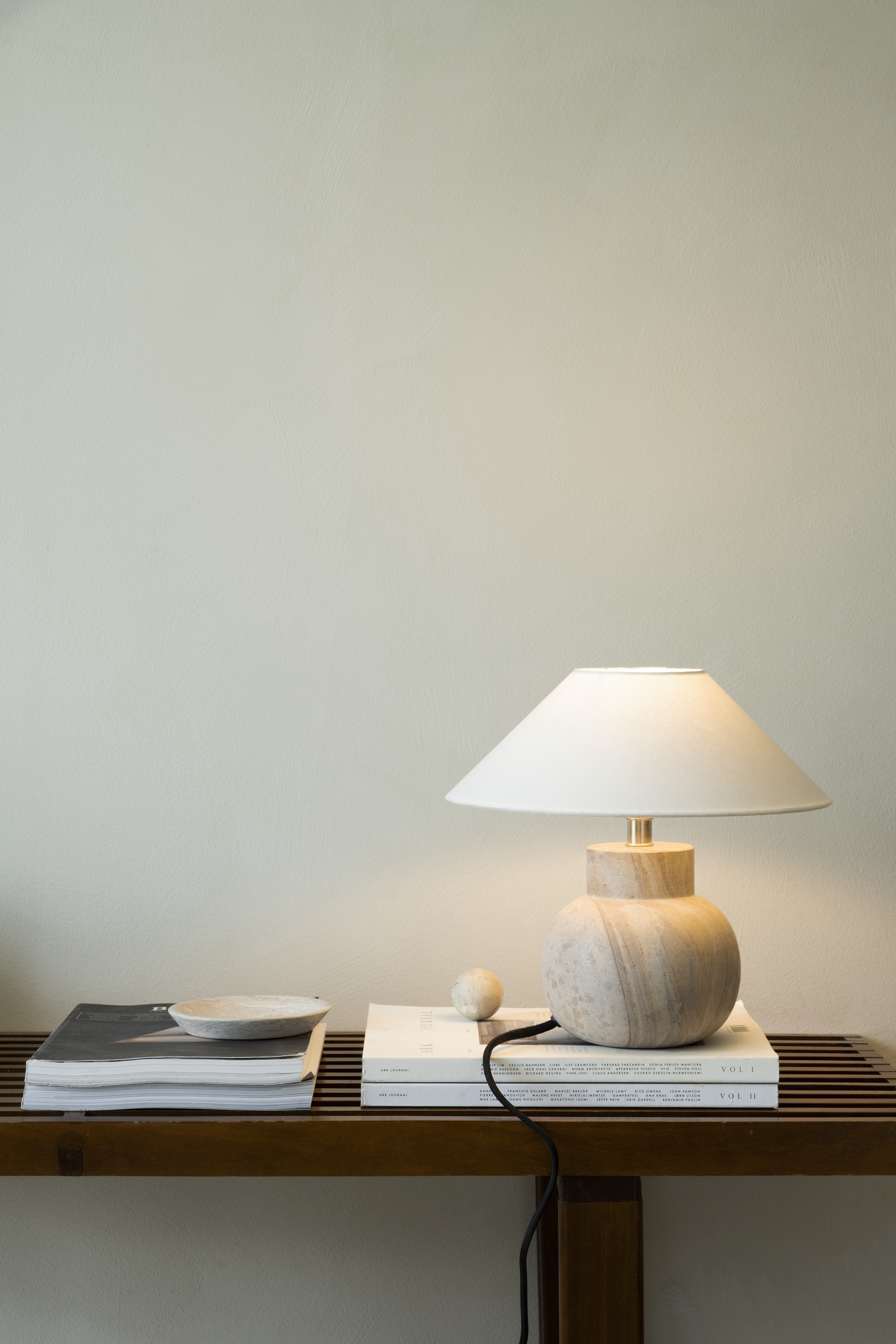 Watt &amp; Veke Pella Lampfot Sandstone 23cm