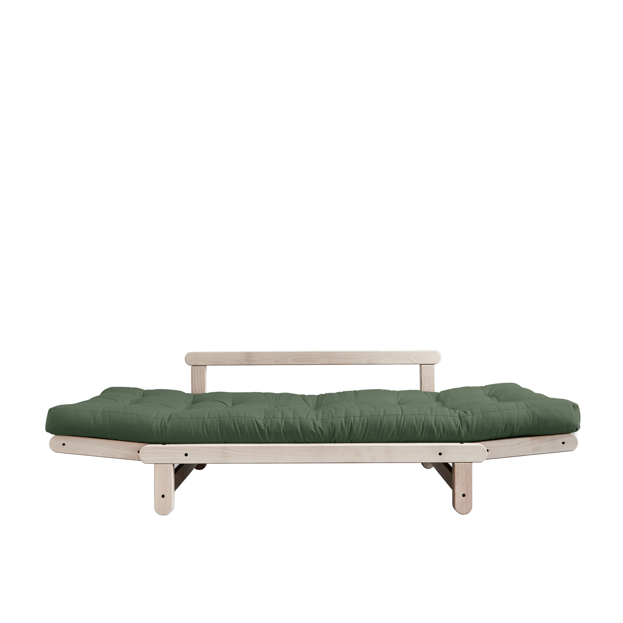 Karup Design Beat Bäddsoffa Natur/Olive Green 200cm