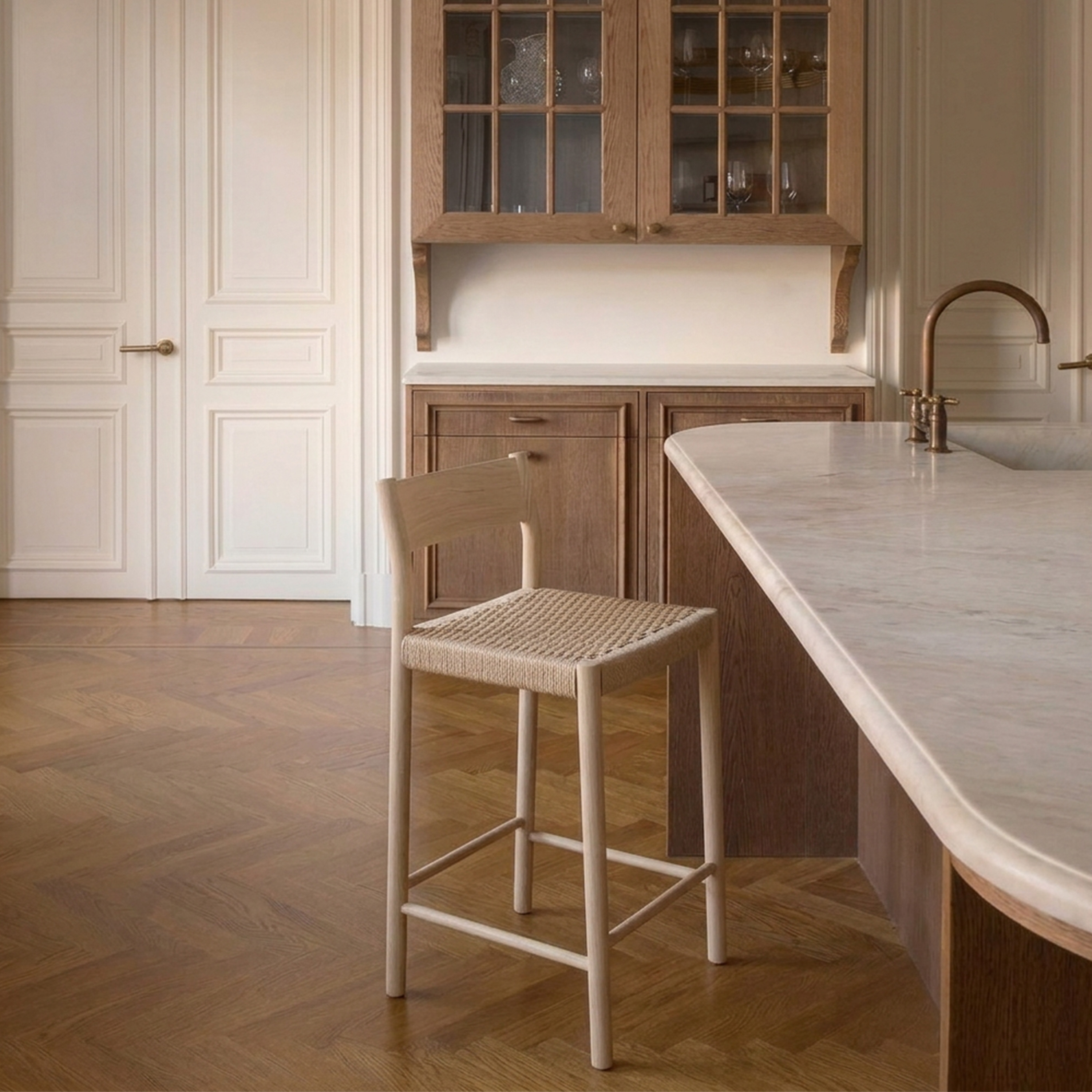 Sleepo Collection Colin Bar Stool White Oiled Oak