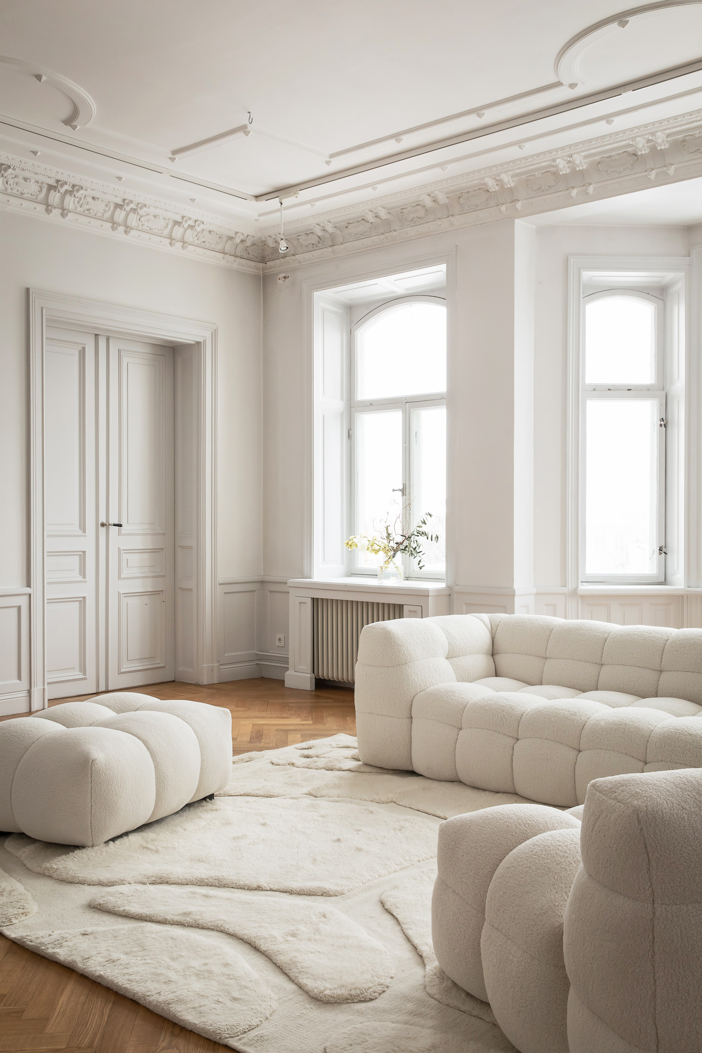 Sleepo Collection Vienna Wool Rug Offwhite 250x350