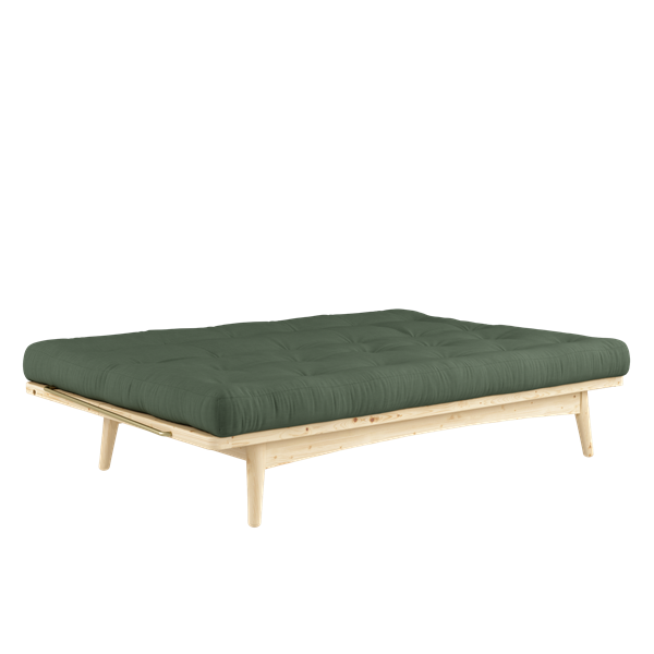 Karup Design Folk Bäddsoffa Natur/Olive Green 190cm