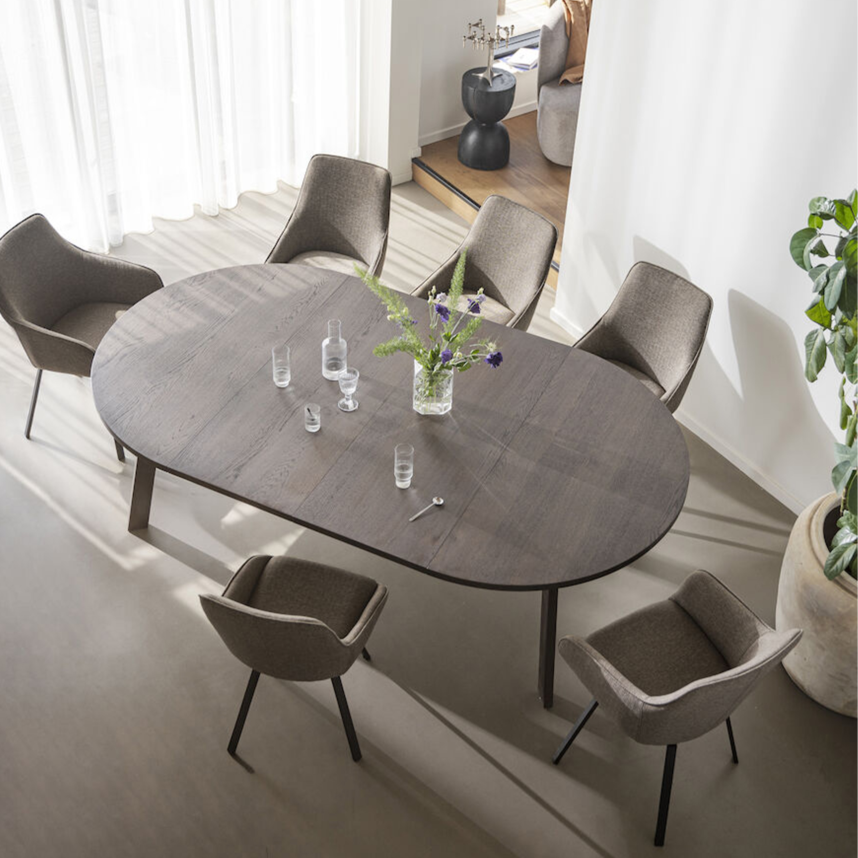 Rowico Home Plainfield Zusatzplatte Braun 50cm