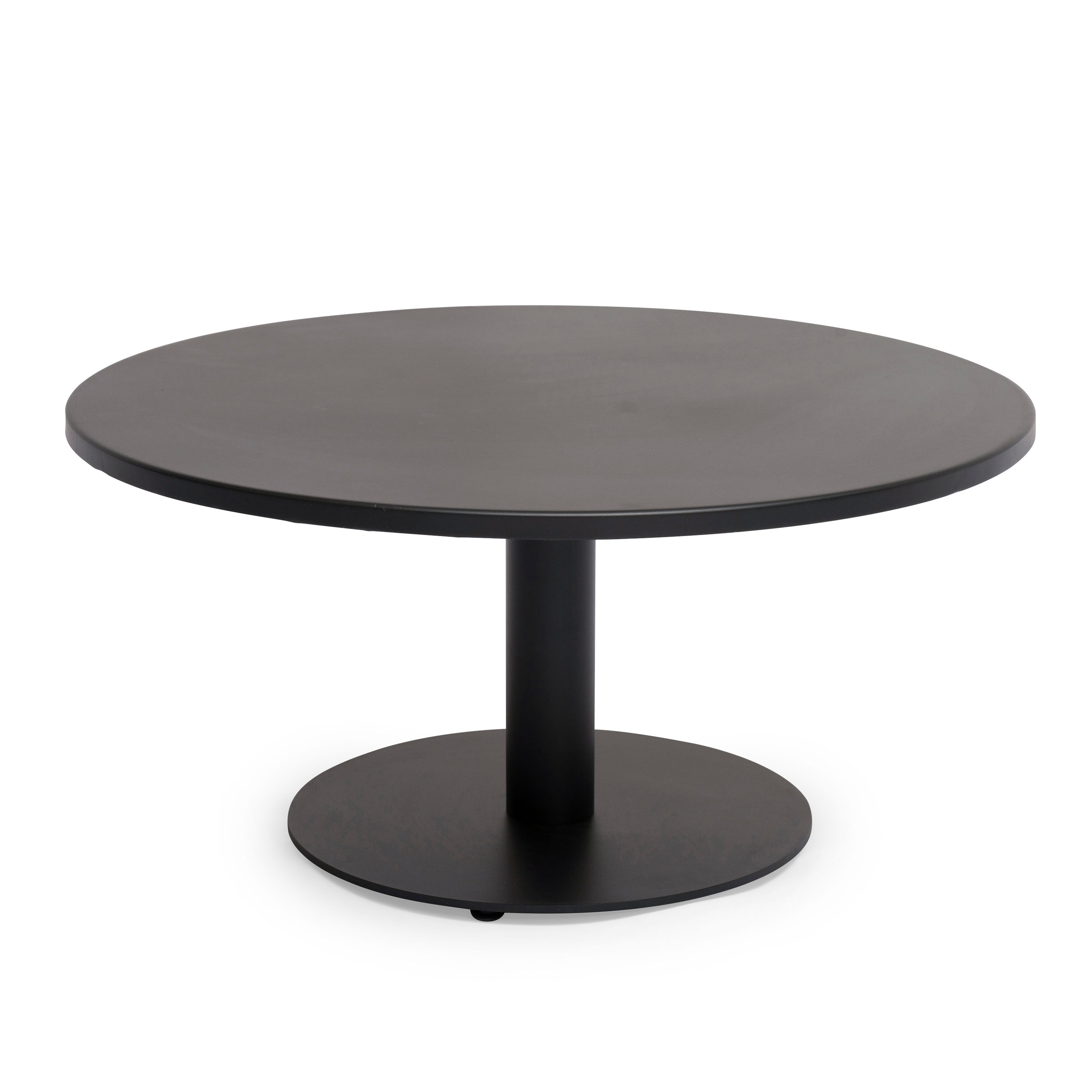 Näsby Couchtisch Schwarz Ø80