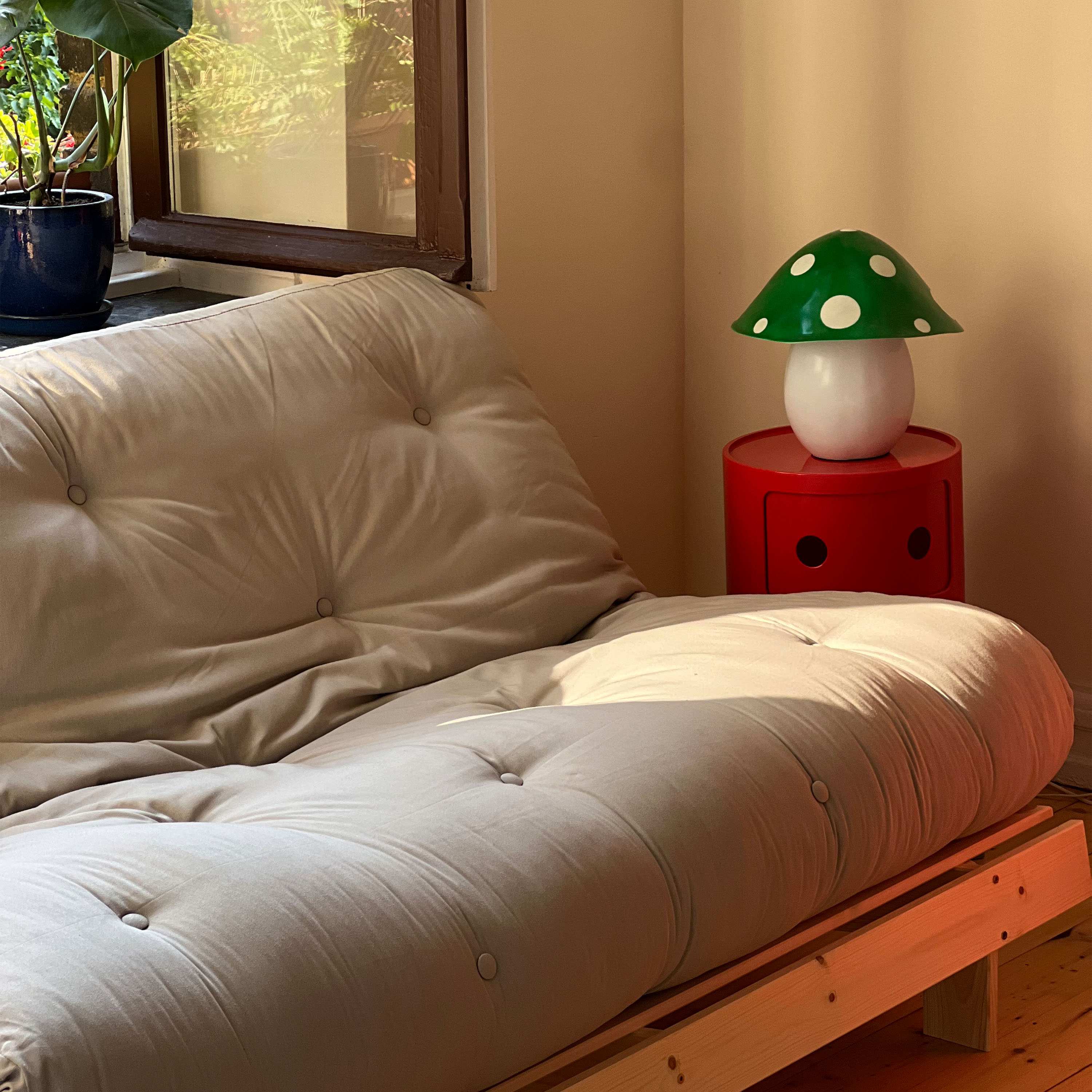 Karup Design Roots Bäddsoffa Natur/Beige 140cm