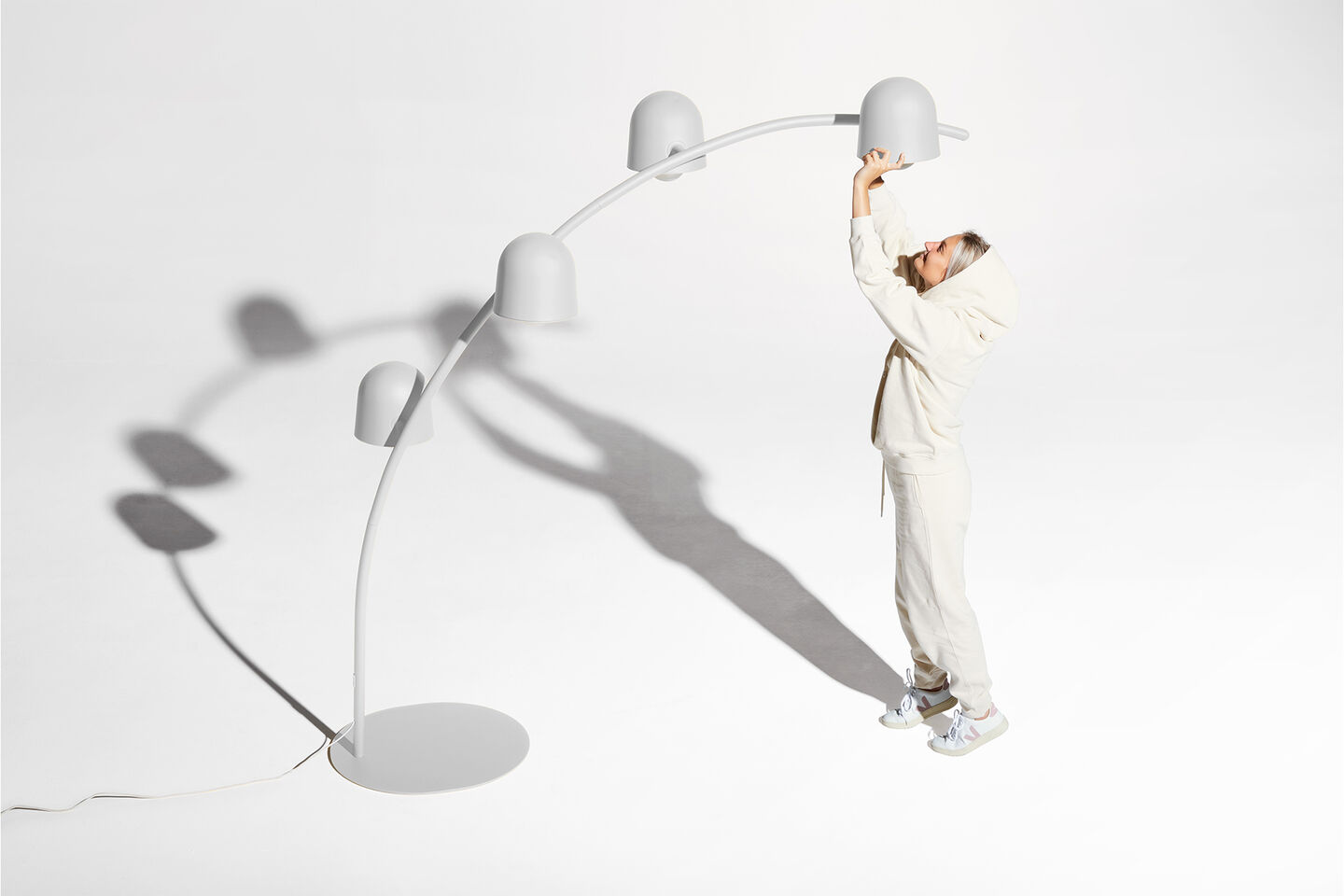 Fatboy Big Lebow Golvlampa Grey