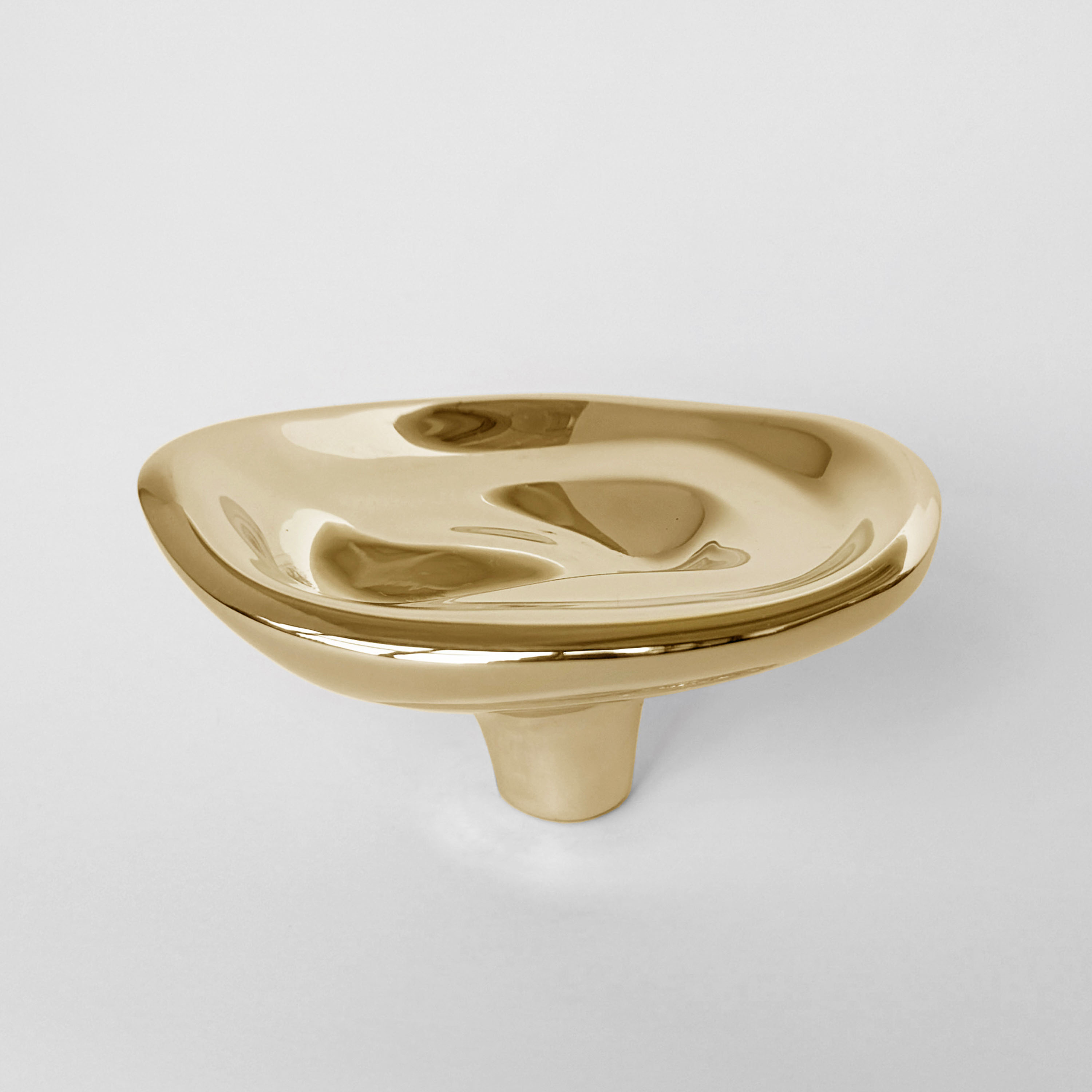 Hein Studio Ripple no. 02 Veggkrok Messing Large