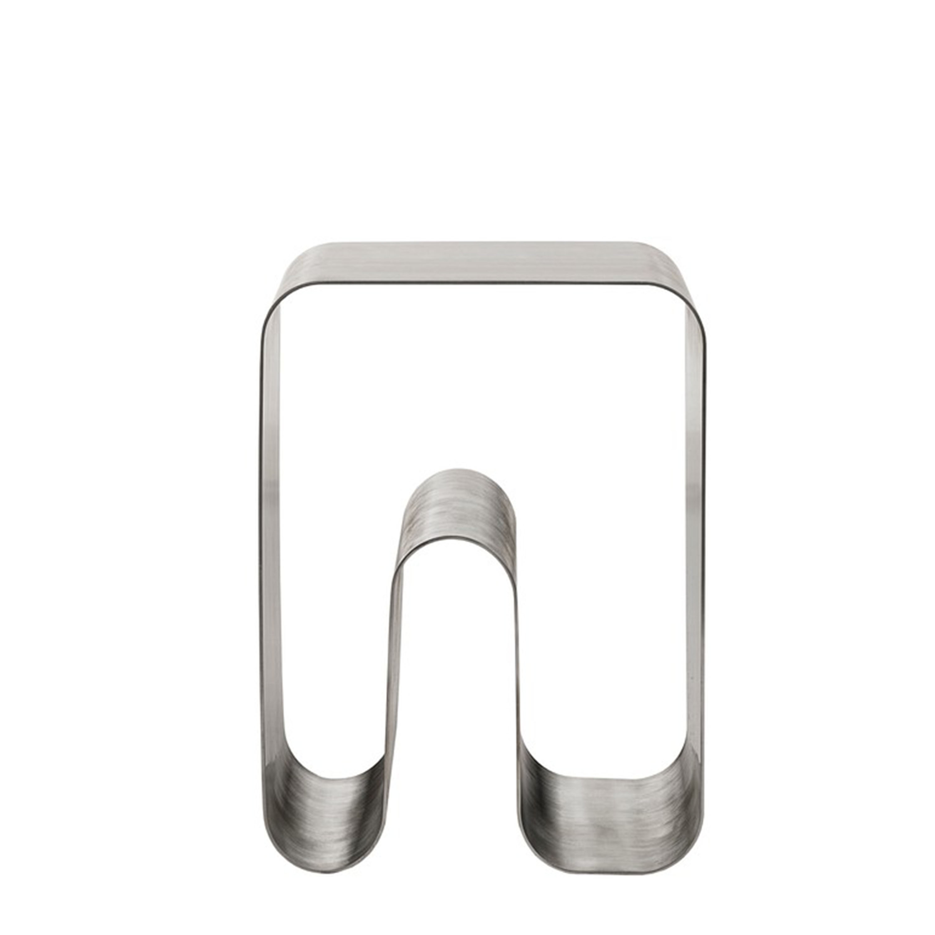 AYTM Curva Solid Bänk Silver 100cm