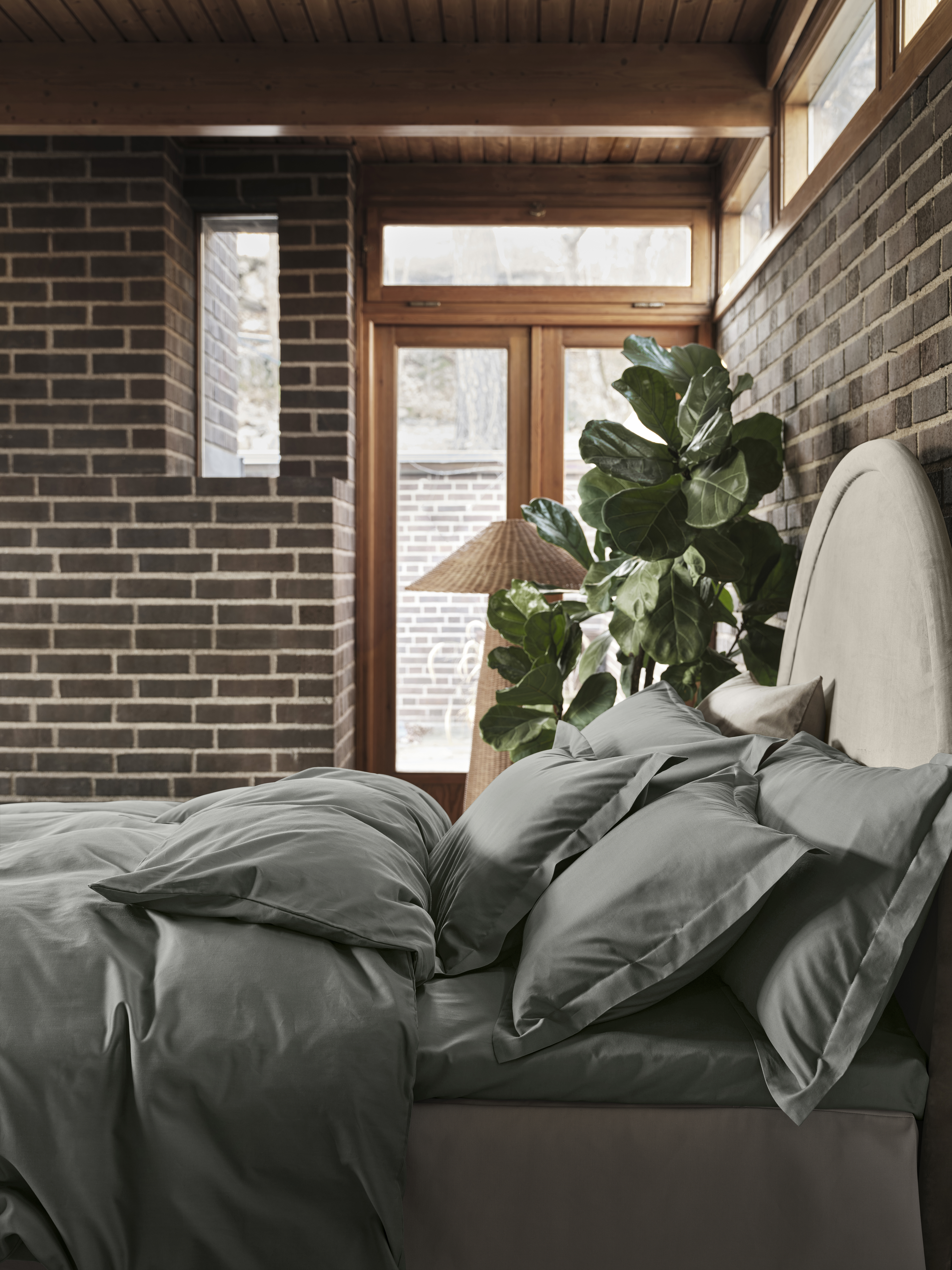 Mille Notti Satina Tyynyliina Vihreä 60 x 80