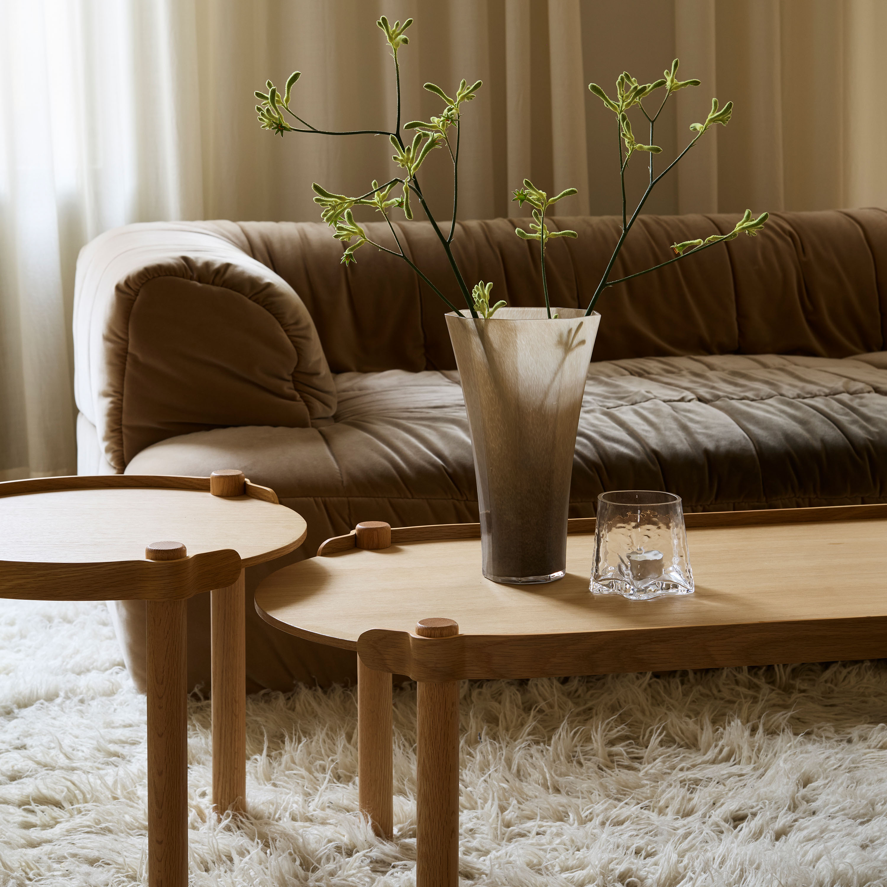 Woody sohvapöytä oak 105 cm