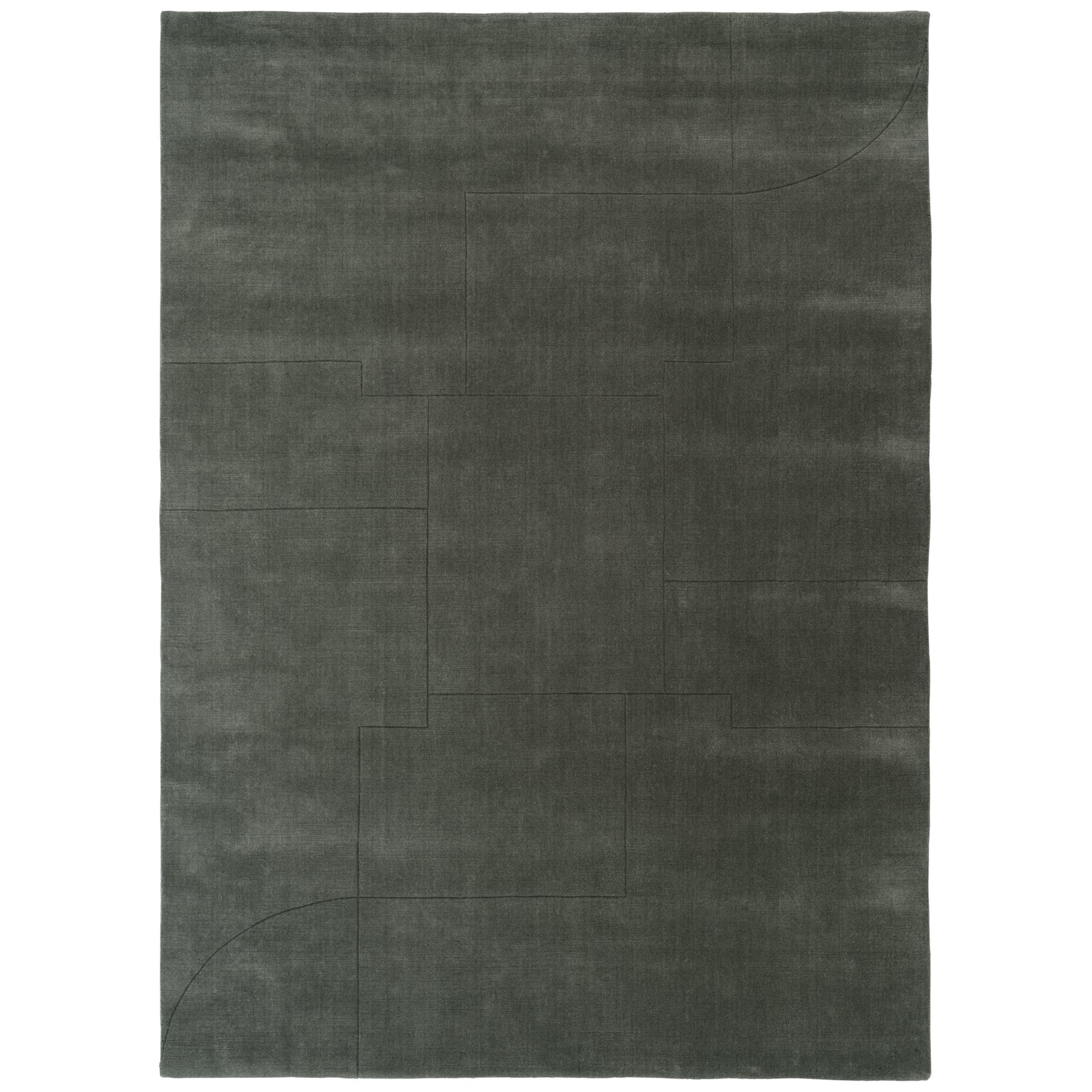 Geometric Maze Ullmatta Moss 250x350