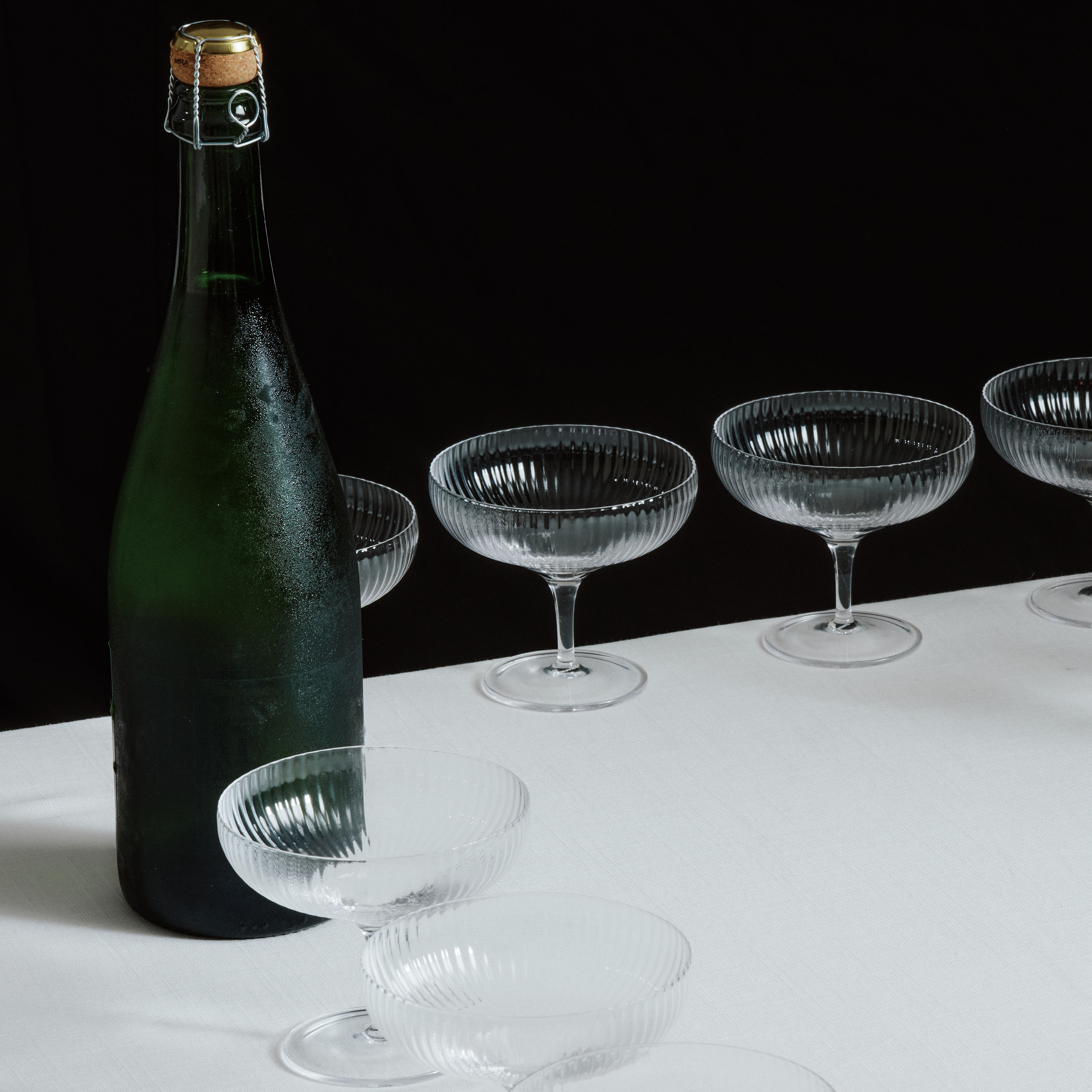 Serax Inku Coupeglas Transparent 4-pack