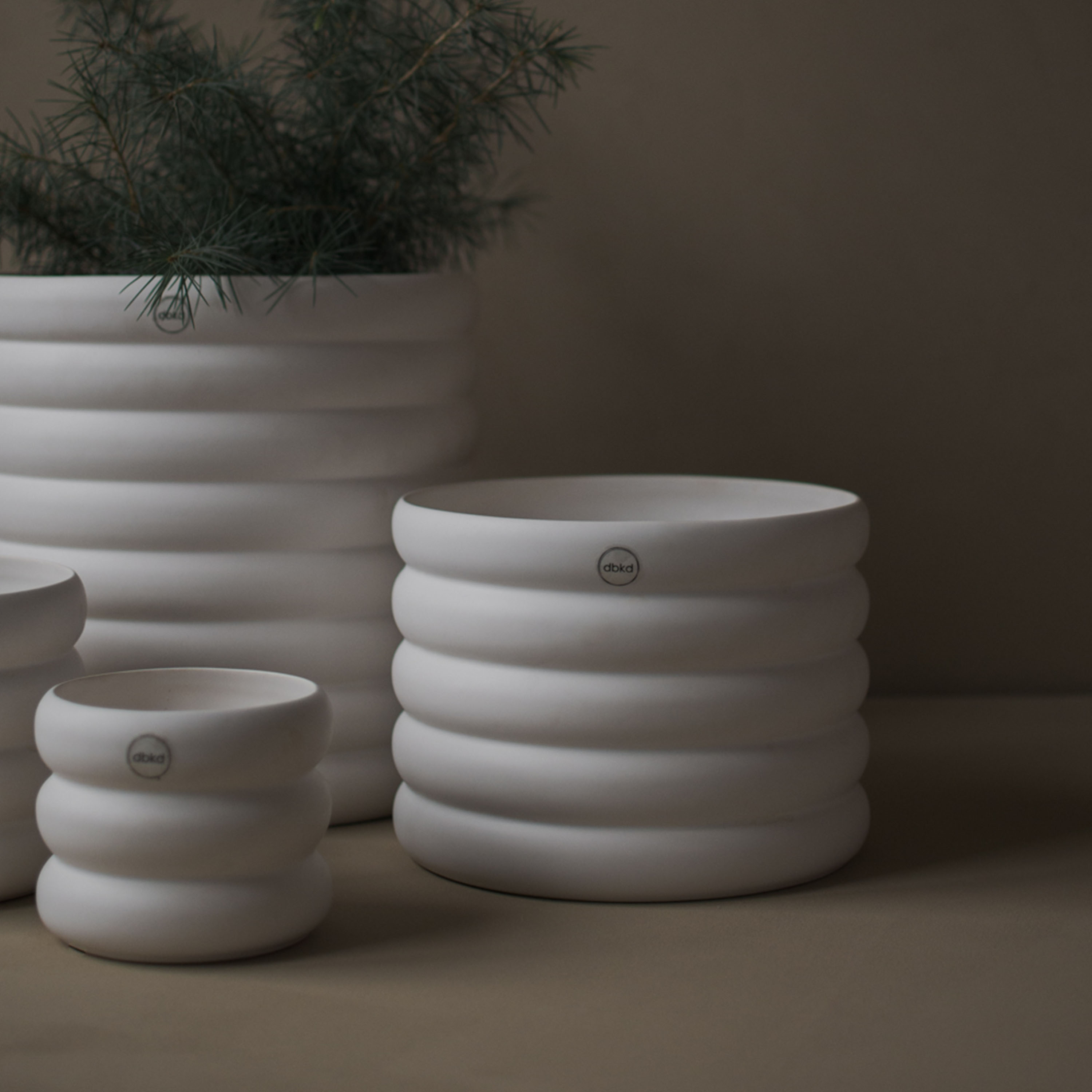 DBKD Mud Kruka Vit Large