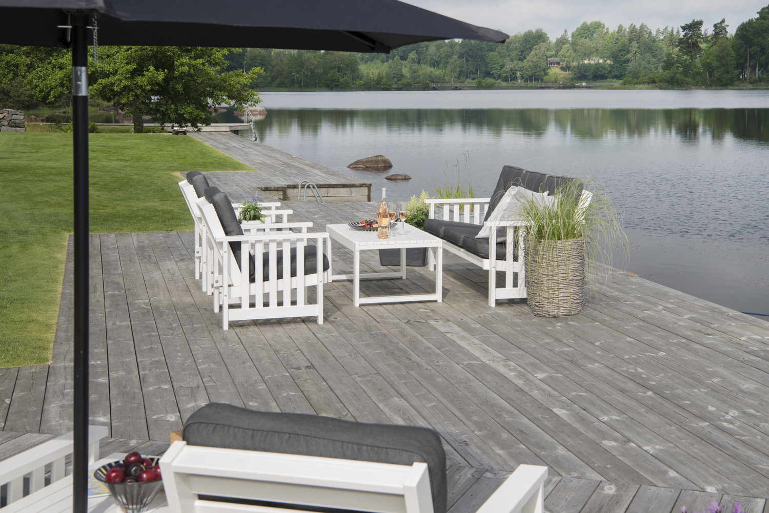 Hillerstorp Gotland Sohvapöytä Valkoinen 60 x 120