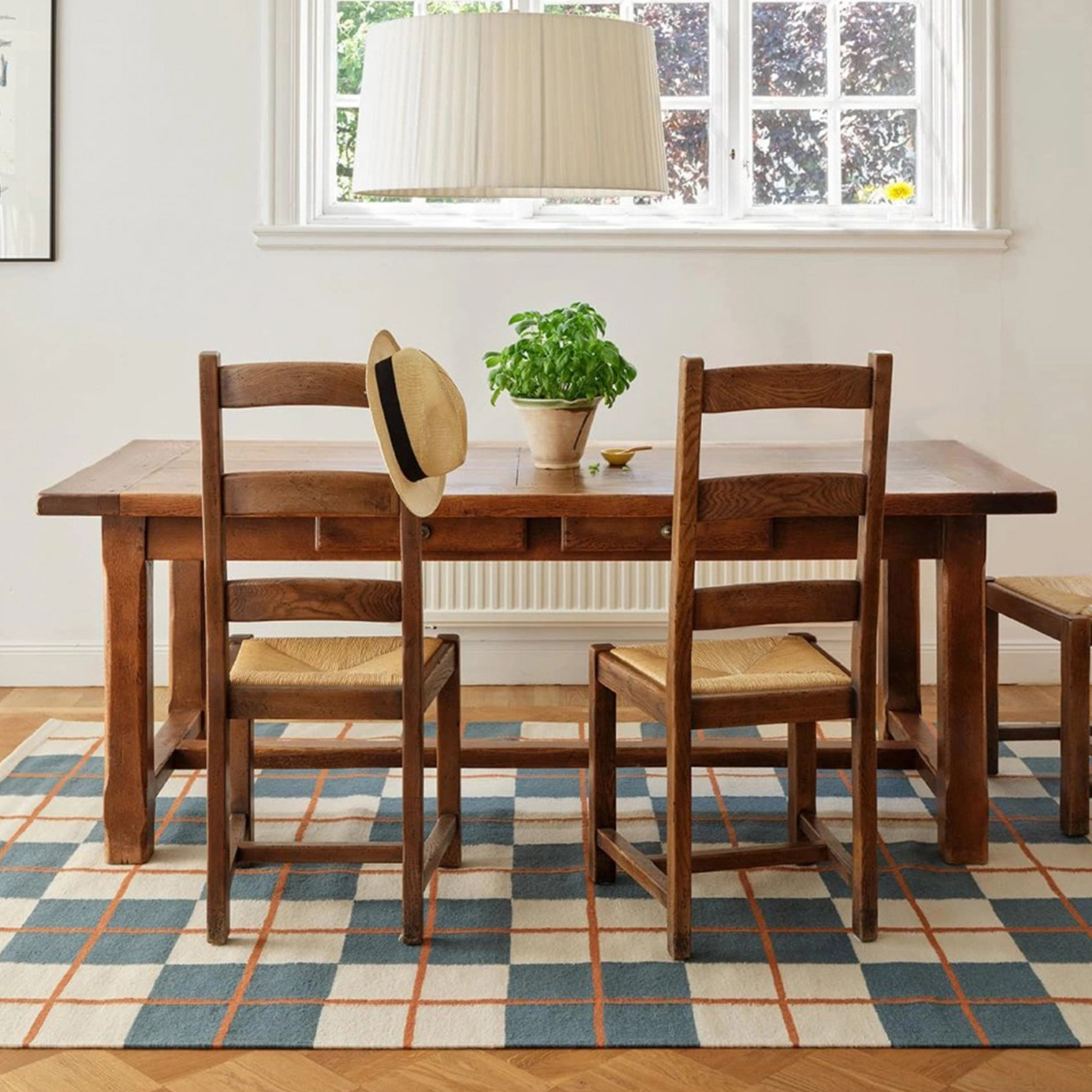 Chhatwal &amp; Jonsson Haveli Ullmatta Heaven Blue/Light Khaki/Rust 230x320