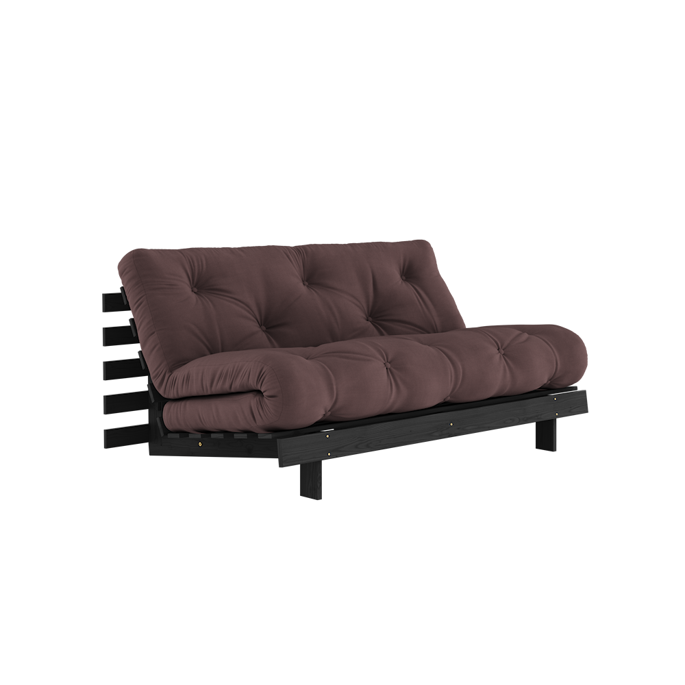 Karup Design - Roots Bäddsoffa Svart/Brown 140cm