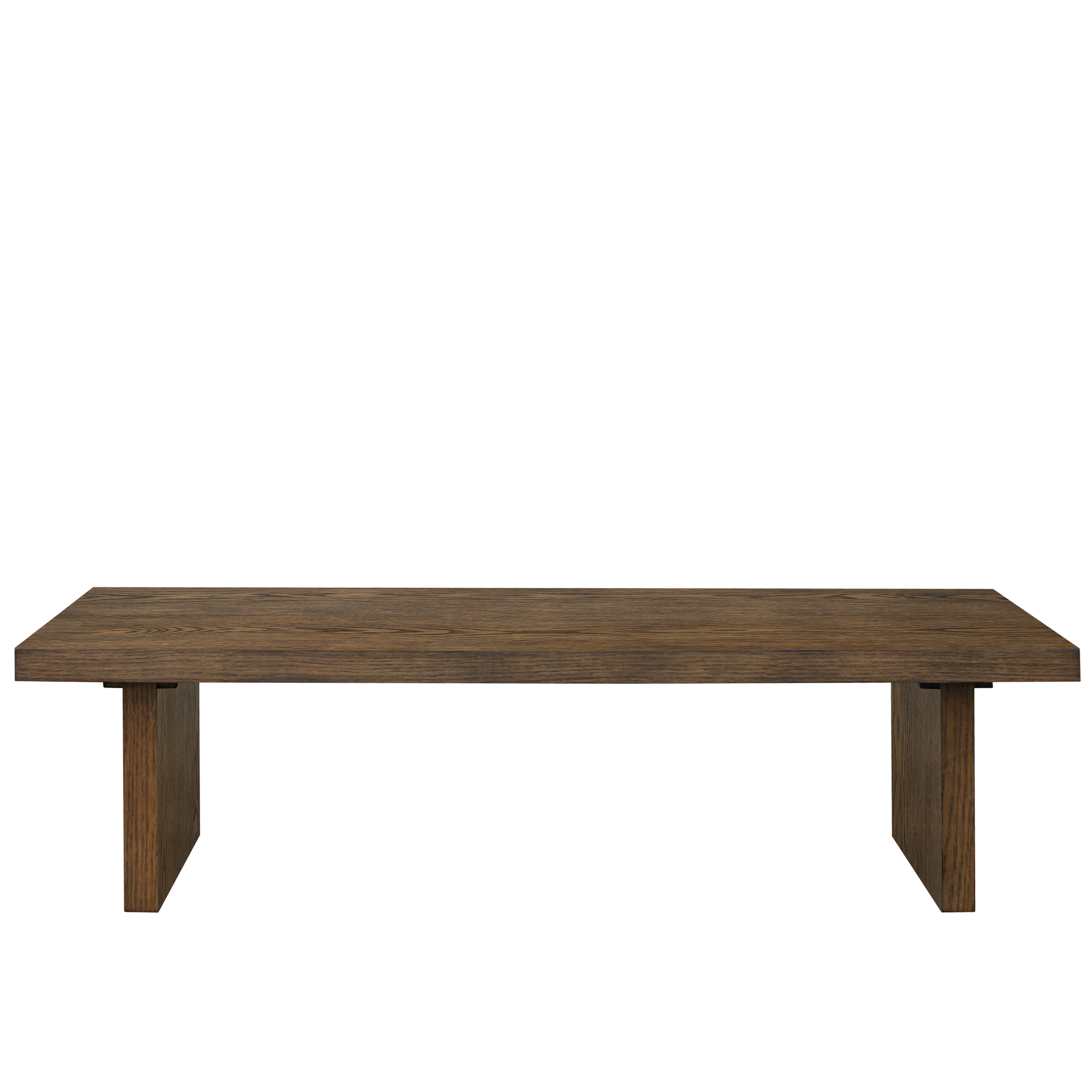 Kaia Couchtisch Braun gebeizte Eiche 130cm