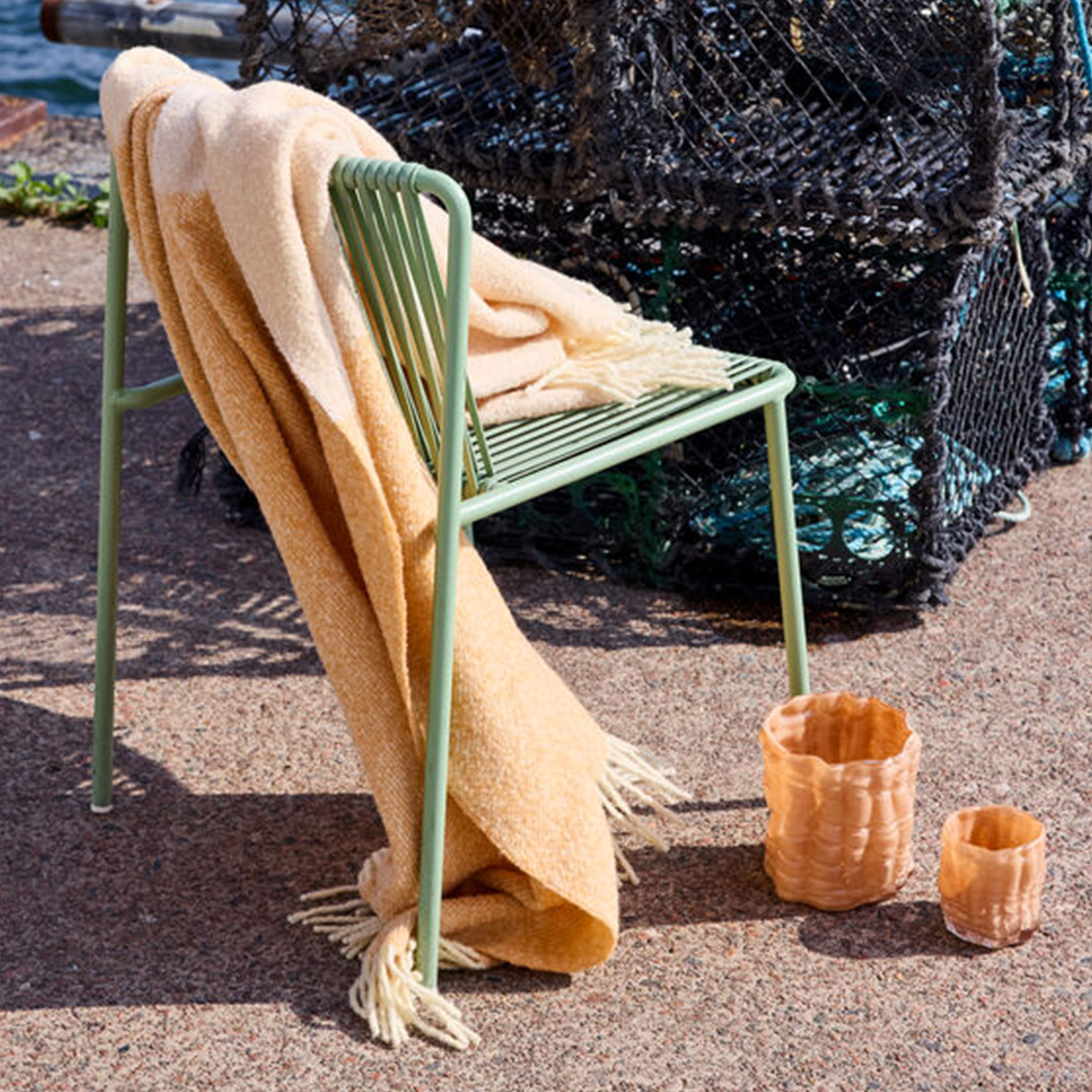 Byon Laranne Ljuslykta Peach 16cm