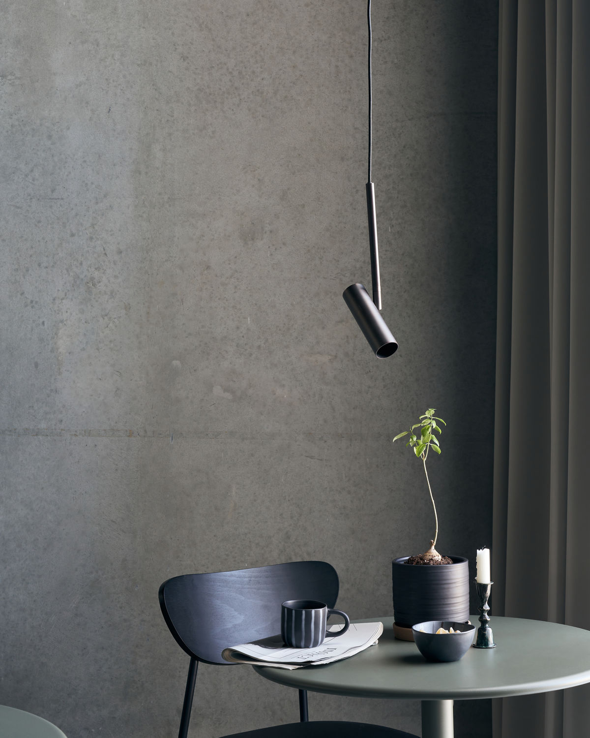 House Doctor Norm Taklampe Pendel Svart Antikk 27.5cm