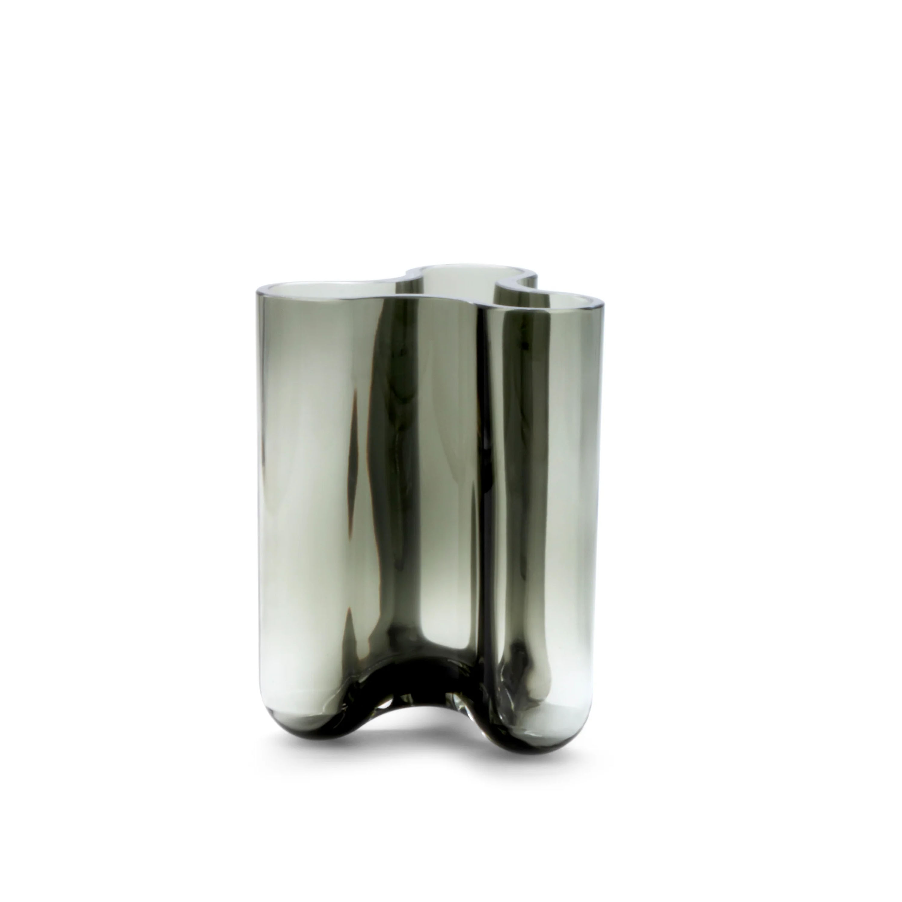 Clover Vase Rauchgrün Small