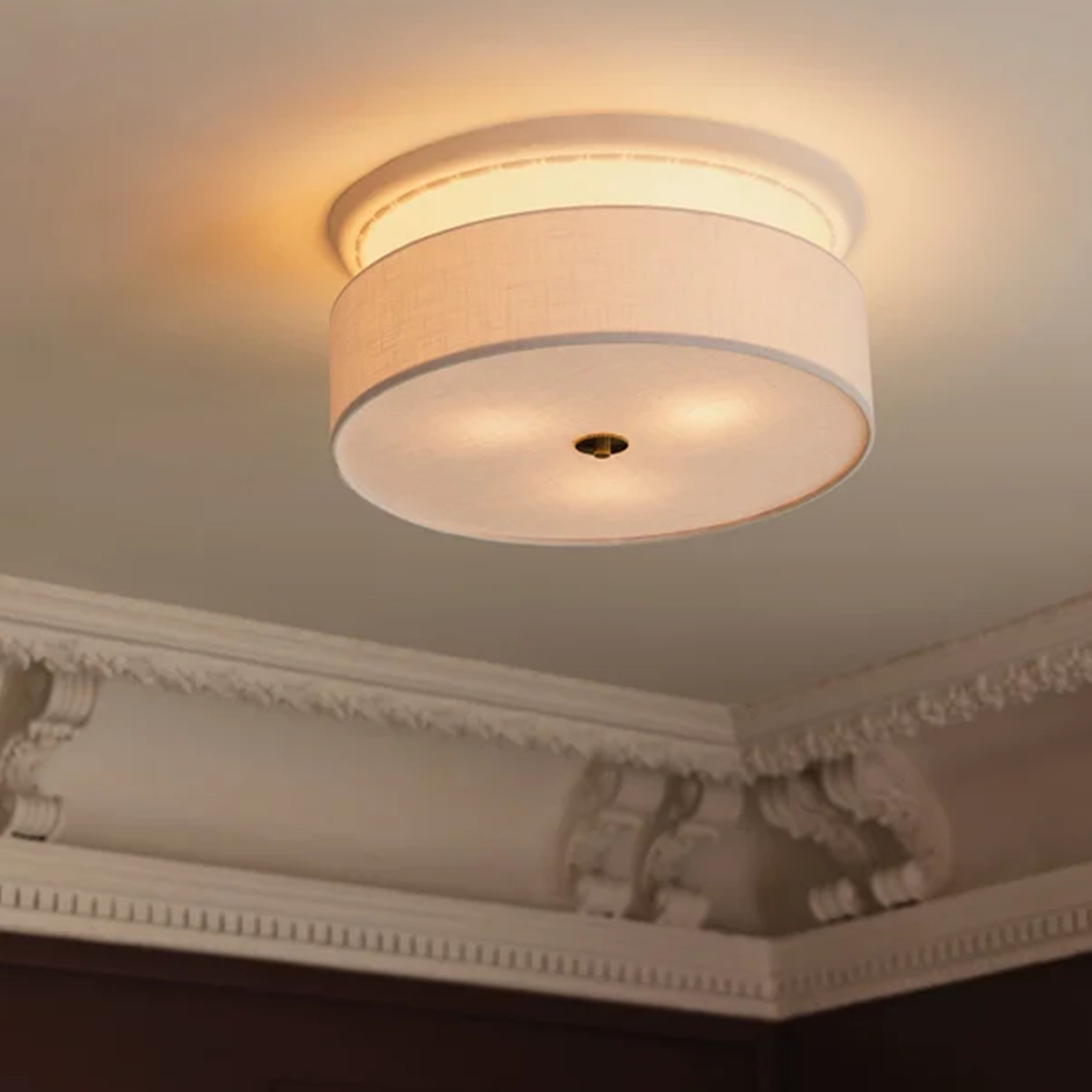 Noah Ceiling Light White Ø50