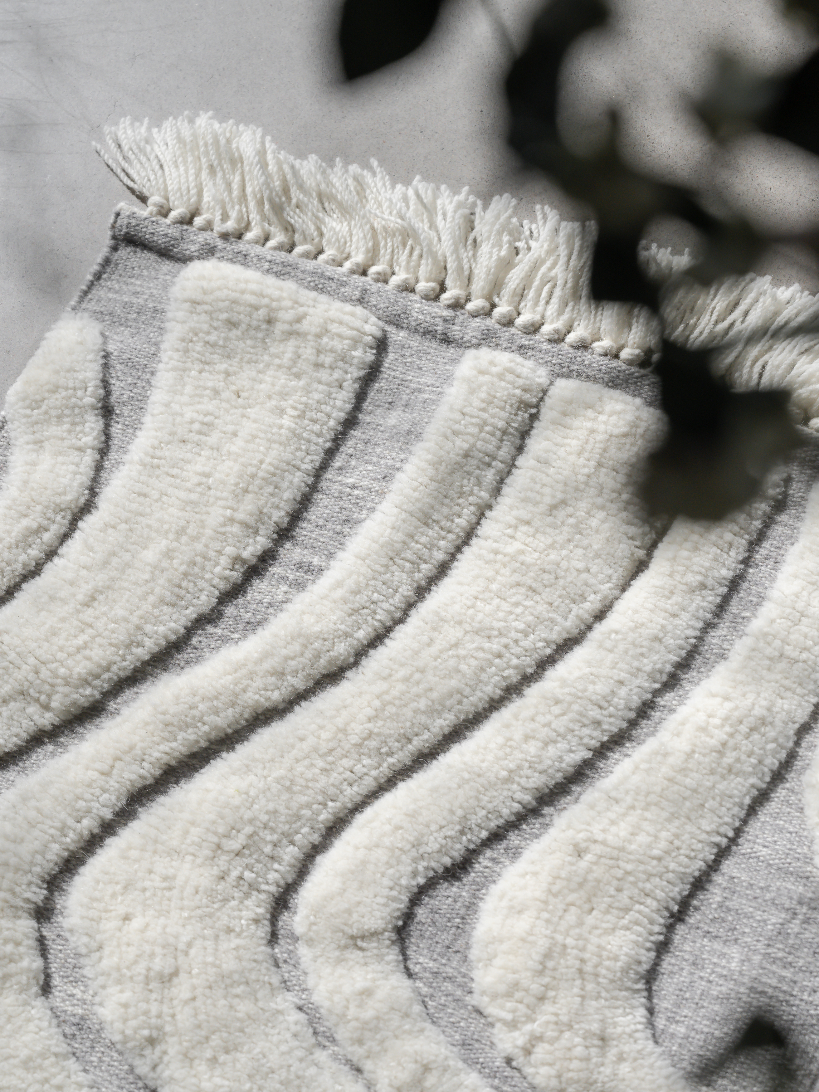 Svanefors Sita Ullmatta Grå 60x110