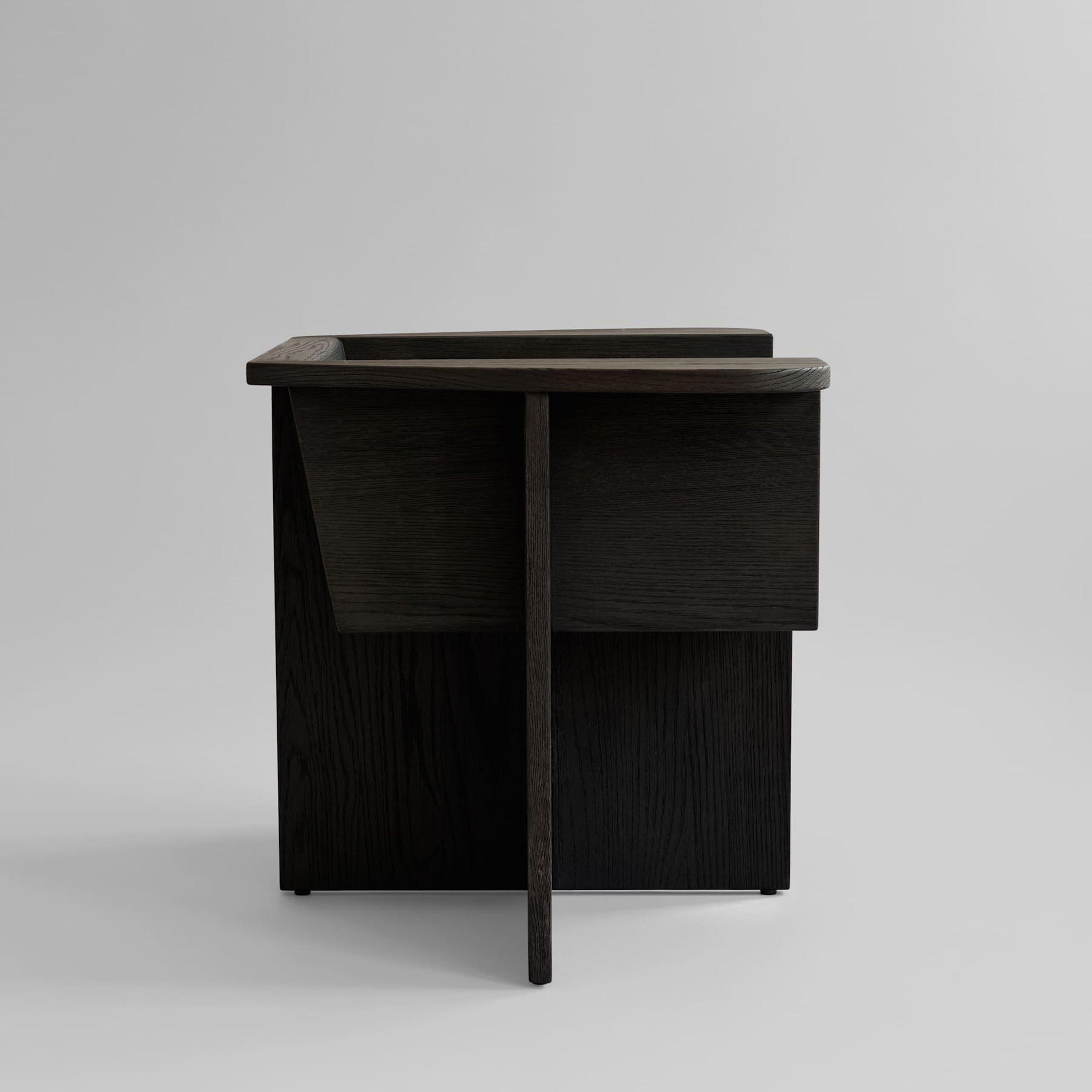 101 Copenhagen Brutus Loungestol Coffee Black Oak