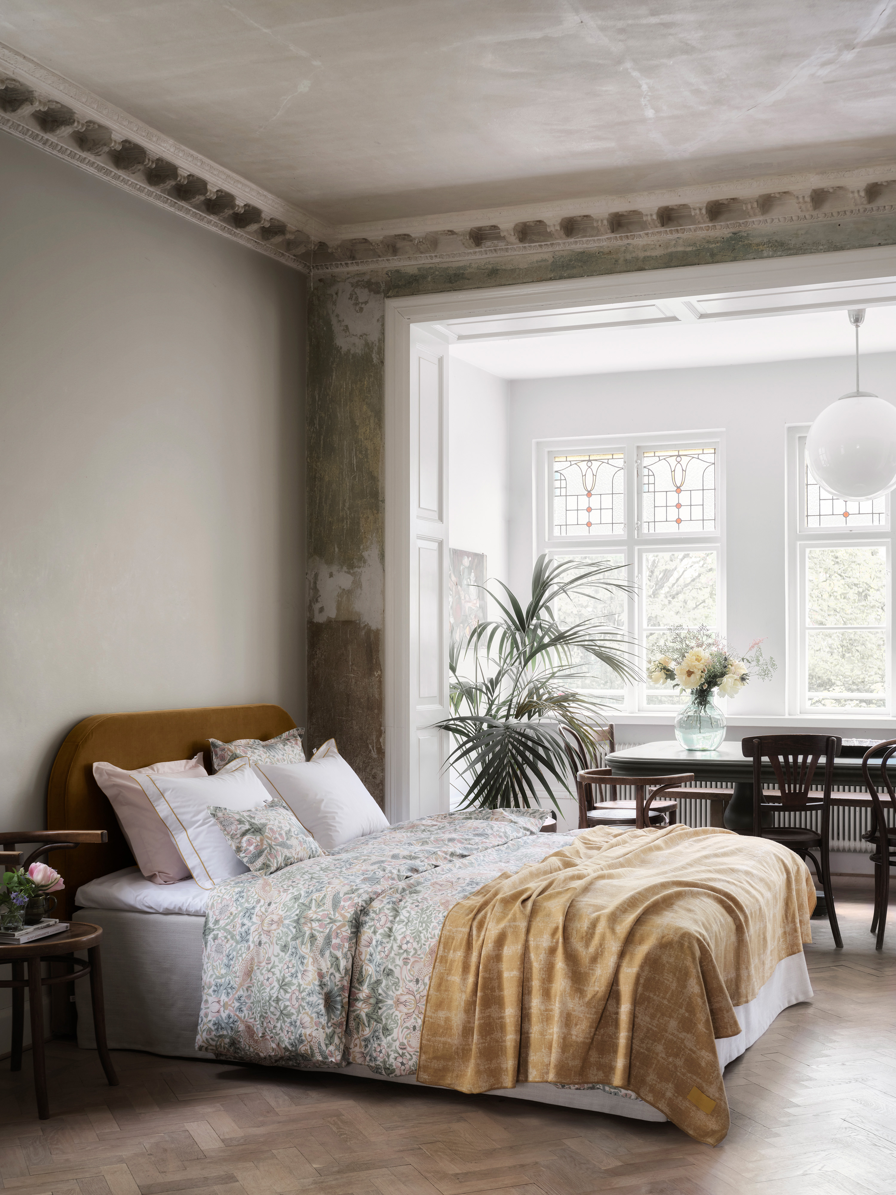 Mille Notti Strawberry Thief Pussilakana Green/Pink 220x220