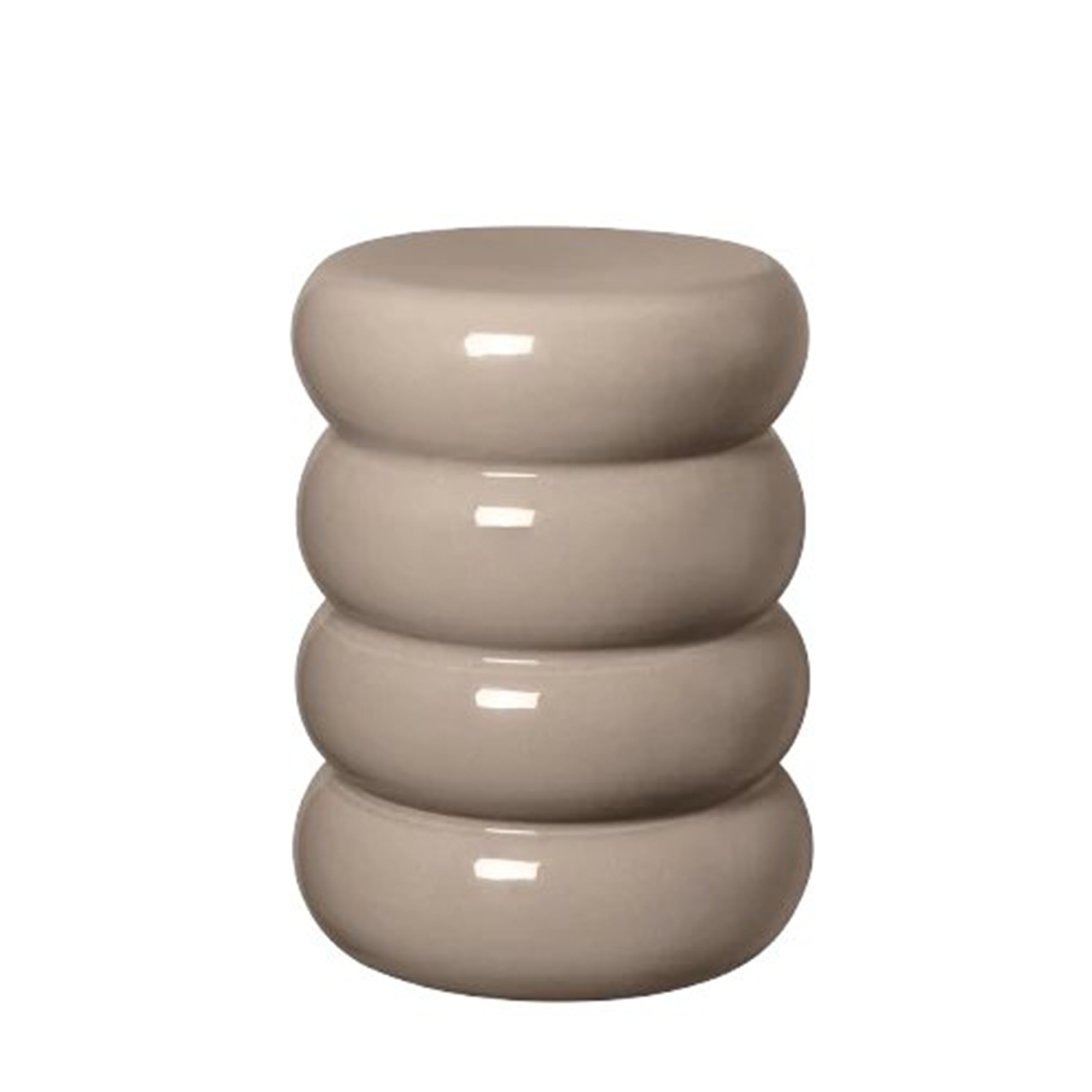 Toru Ceramic Sidobord Fungi Shape Round