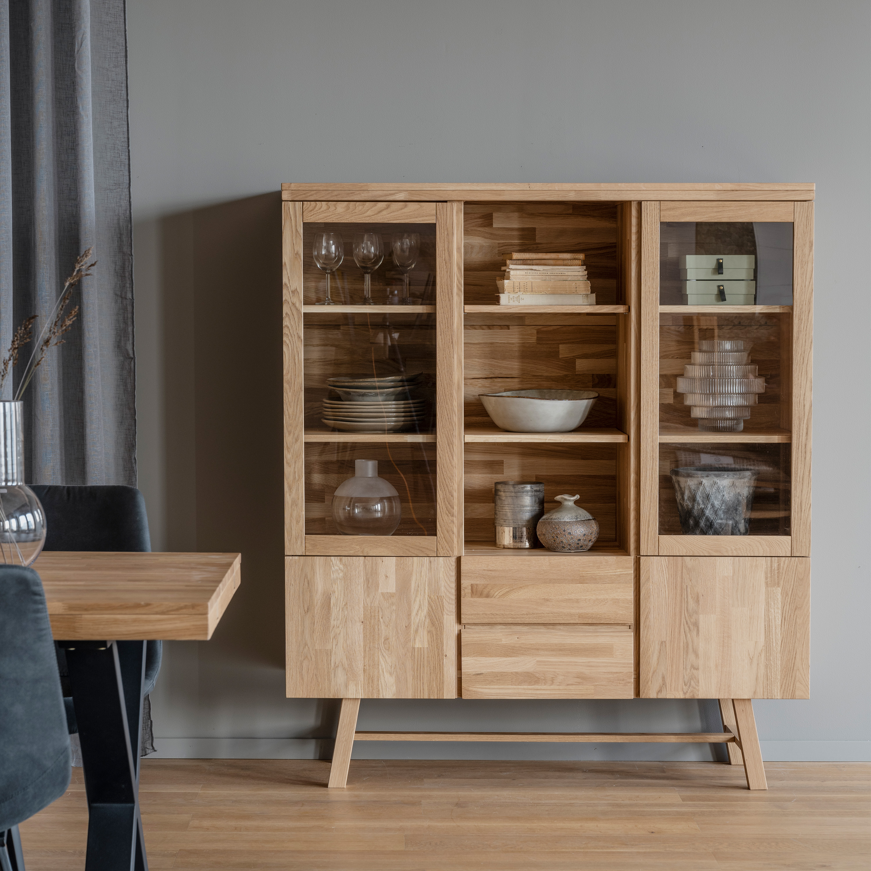 Rowico Home Brooklyn Vitrineschrank Ek