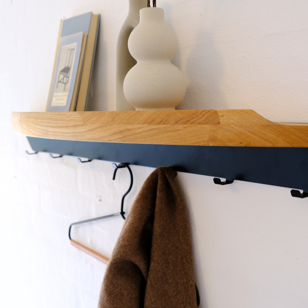 Aakjaer Furniture Arcus Kleshenger Black Metal 90cm